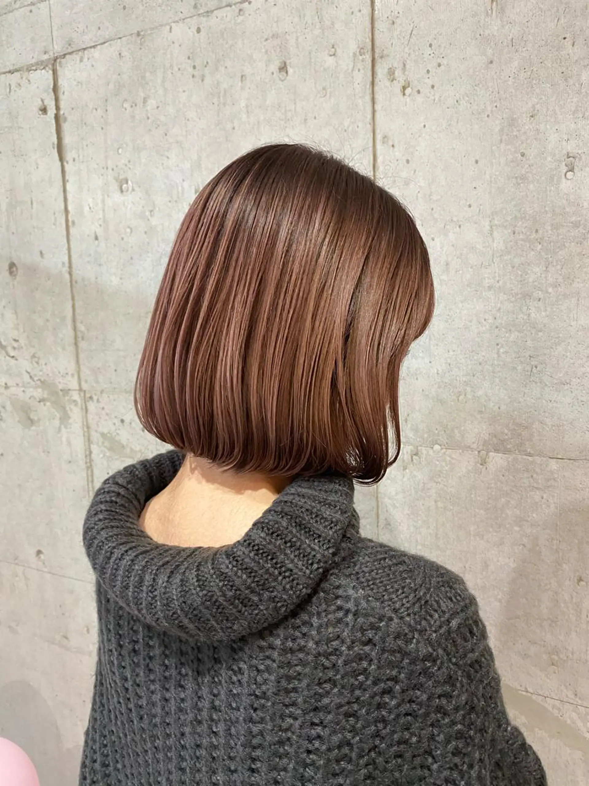 ショート カラー イルミナカラー ボブ 日野 めぐみのヘアスタイル