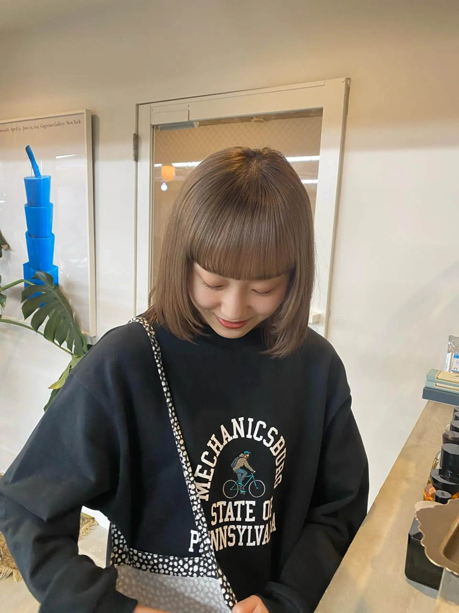 ミディアム ヘアカラー Agu hair rupia 金沢店所属・金沢美容室/ 艶髪/夜営業/JINのヘアスタイル