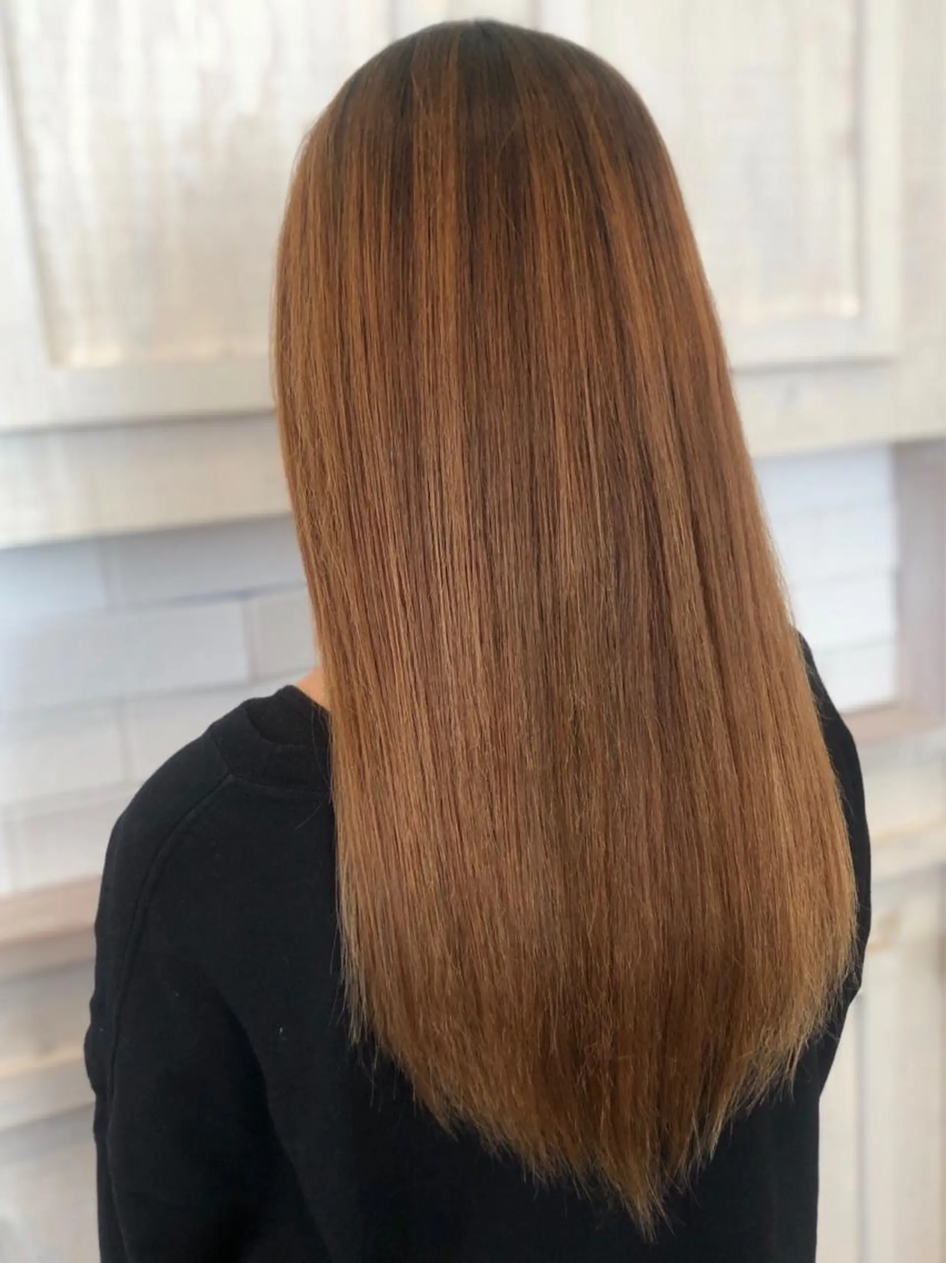 ロング カット 縮毛矯正 トリートメント Barrel京橋店 Nagao/髪質改善のヘアスタイル