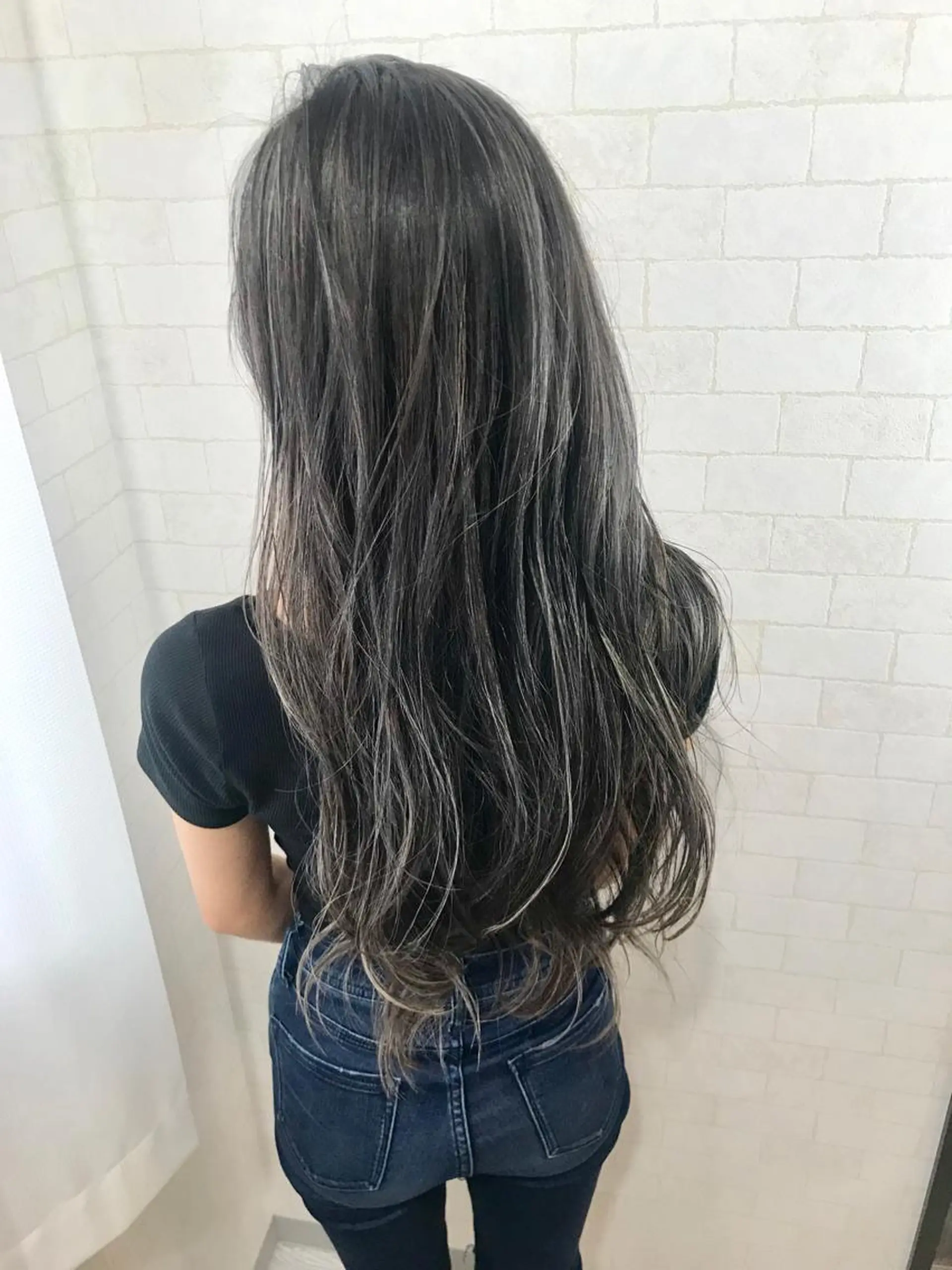 ロング カラー 神野 雅樹のヘアスタイル