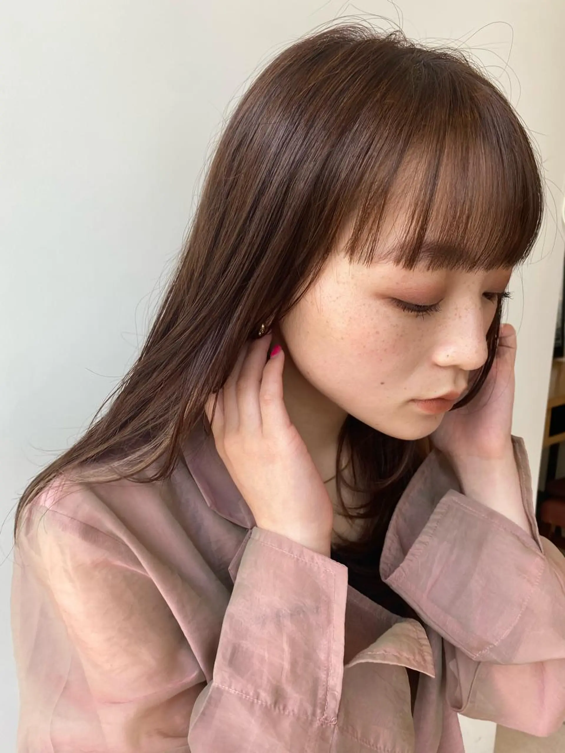 ロング カット ヘアカラー トリートメント shiori/暖色/ レイヤー/似合わせのヘアスタイル