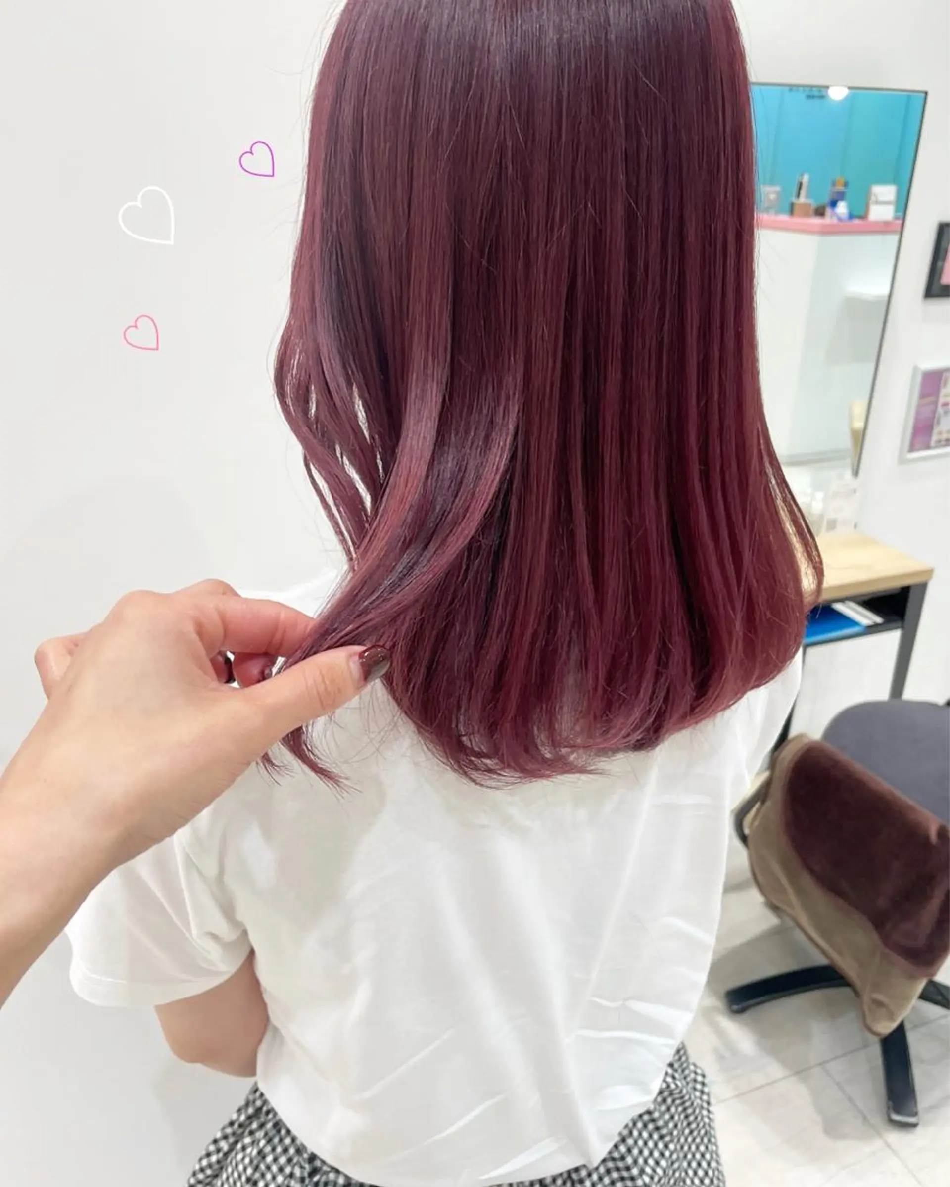 ミディアム カラー EMANON新宿東口所属・新宿駅近♡個室 ♡関口三都季🌜のヘアスタイル