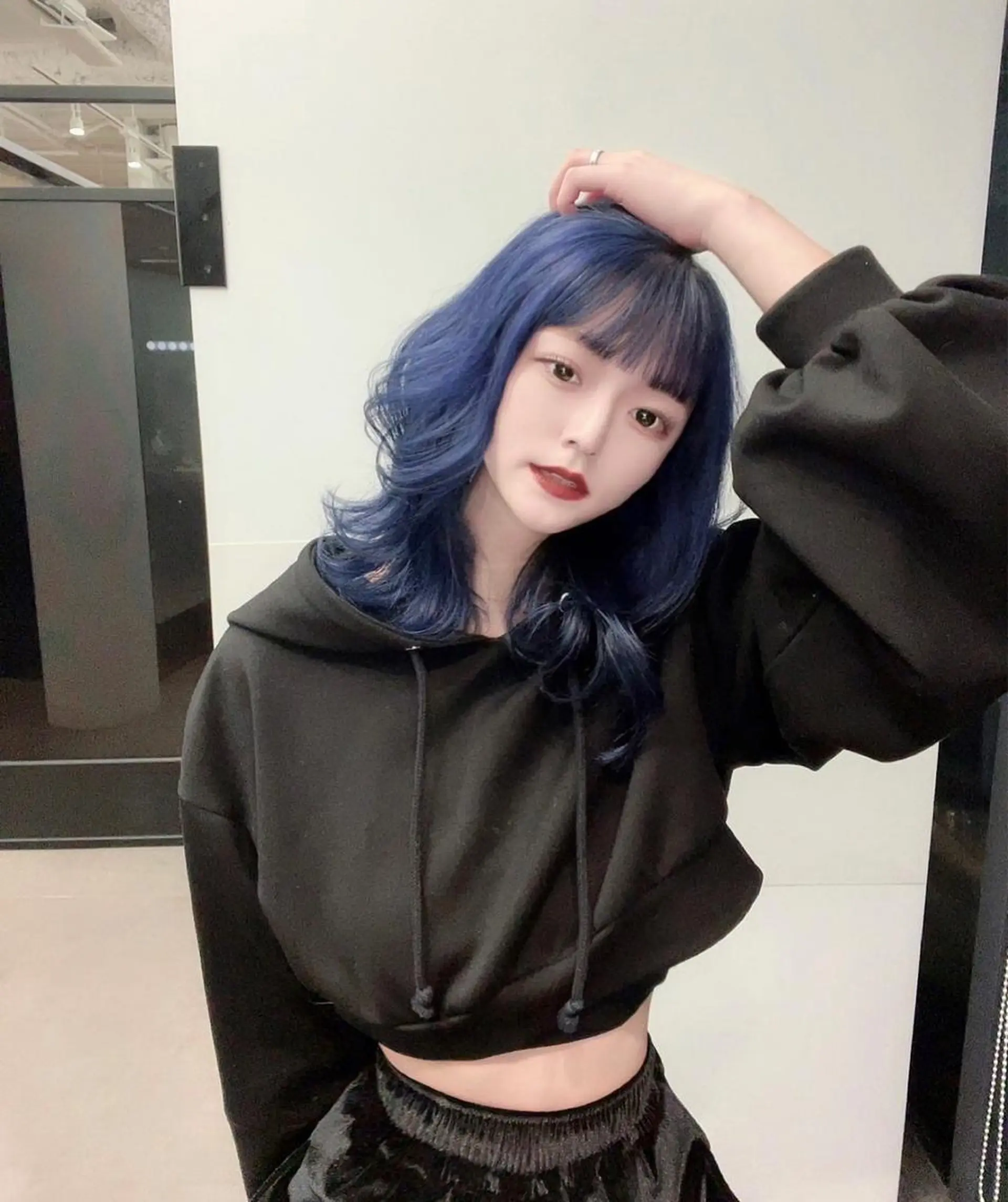 ミディアム カラー 韓国ヘア 店長NEGIのヘアスタイル