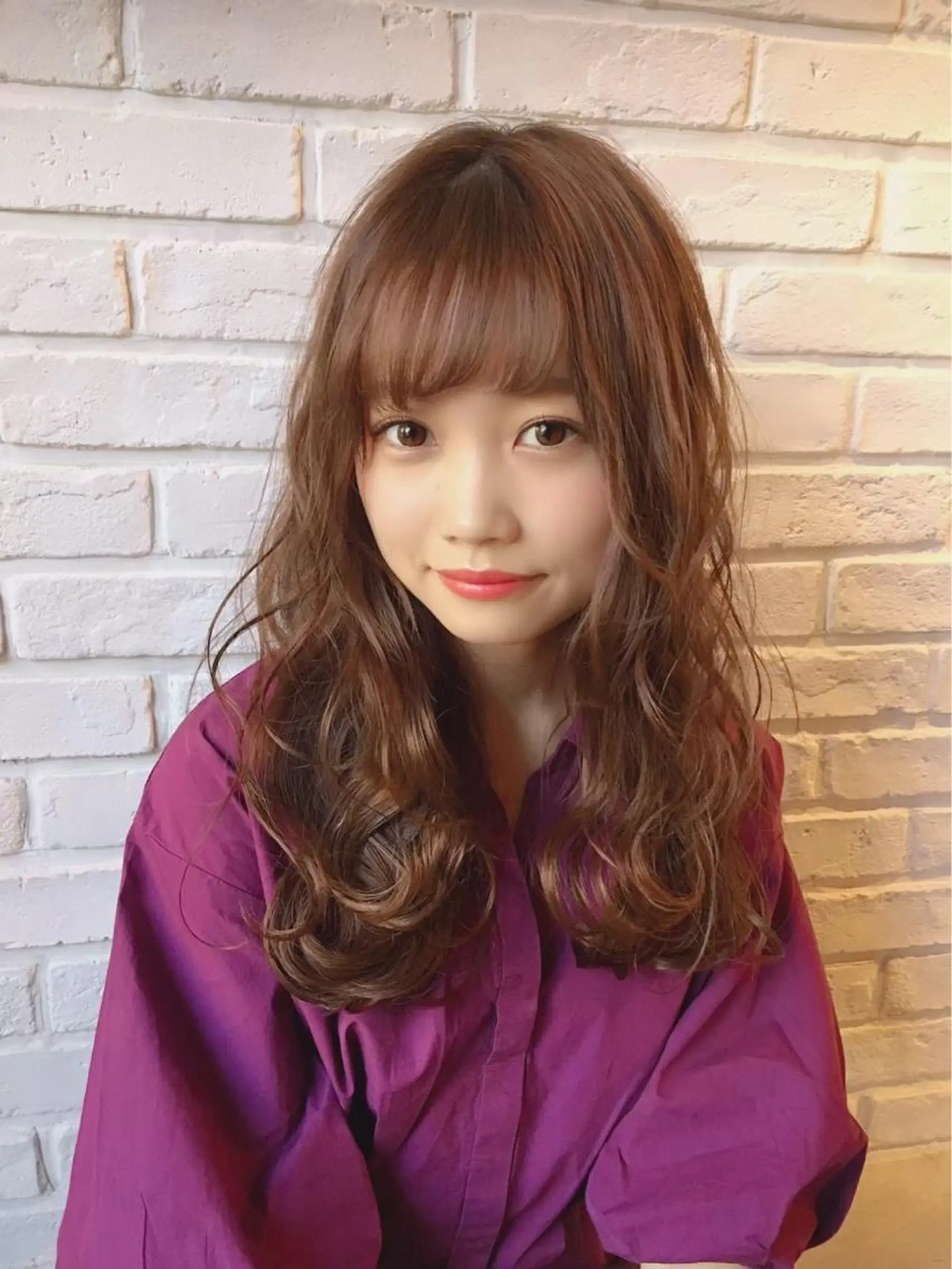 セミロング カラー 豊中/メンズ特化 岡田 龍之介のヘアスタイル