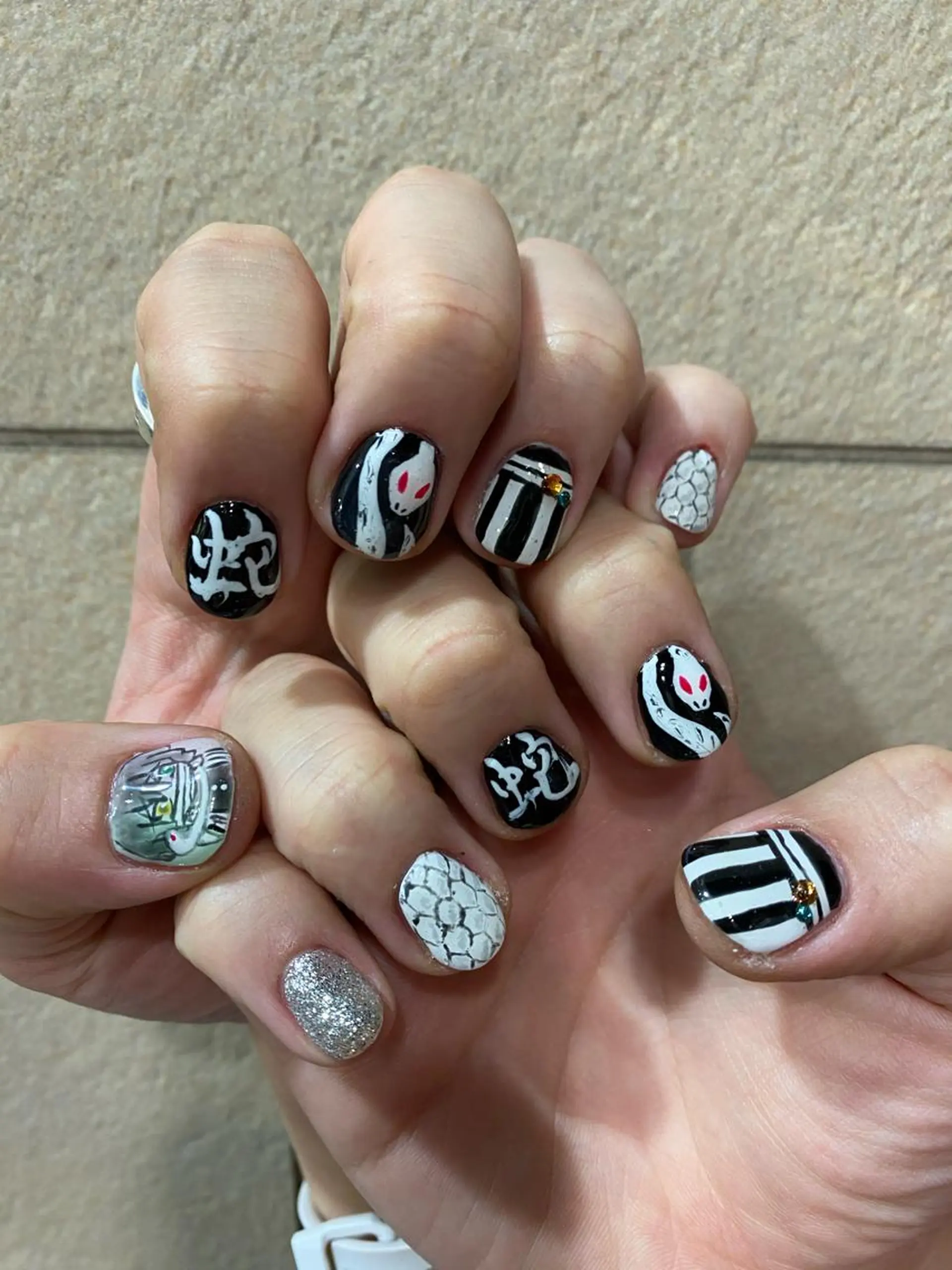 ショート カラー ヘアアレンジ ネイル マツエク・マツパ 💠AYANE /吉祥寺💠のマツエク・マツパデザイン