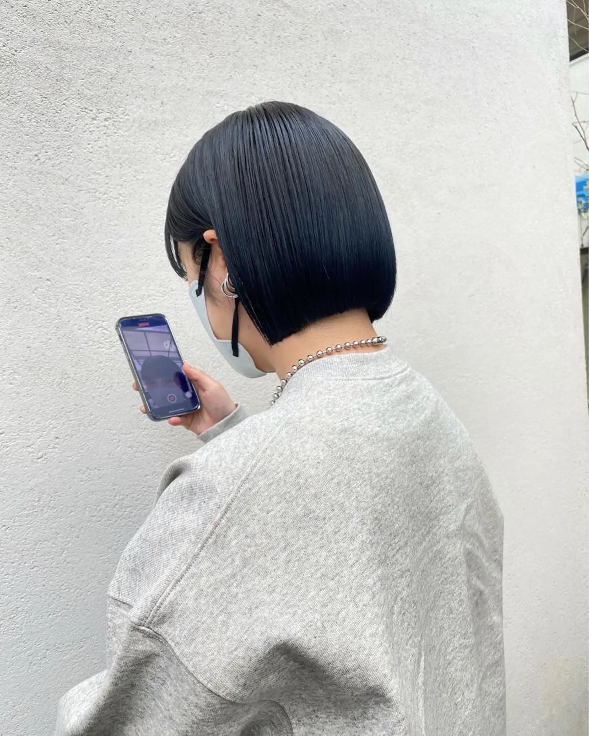 ショート カラー ボブ/ミニボブ 透明感カラーkadoのヘアスタイル
