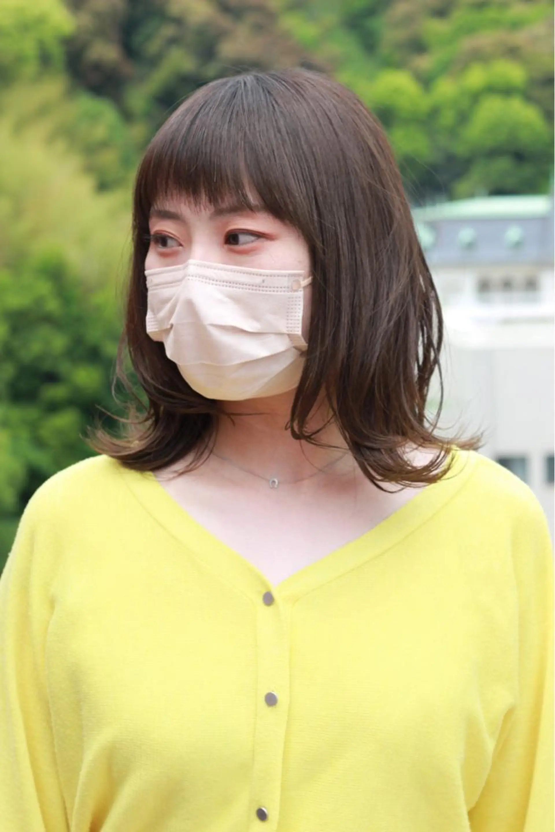 ミディアム カラー アッシュ オリーブアッシュ カット ヘアカラー Viage （ビアージュ）のヘアスタイル