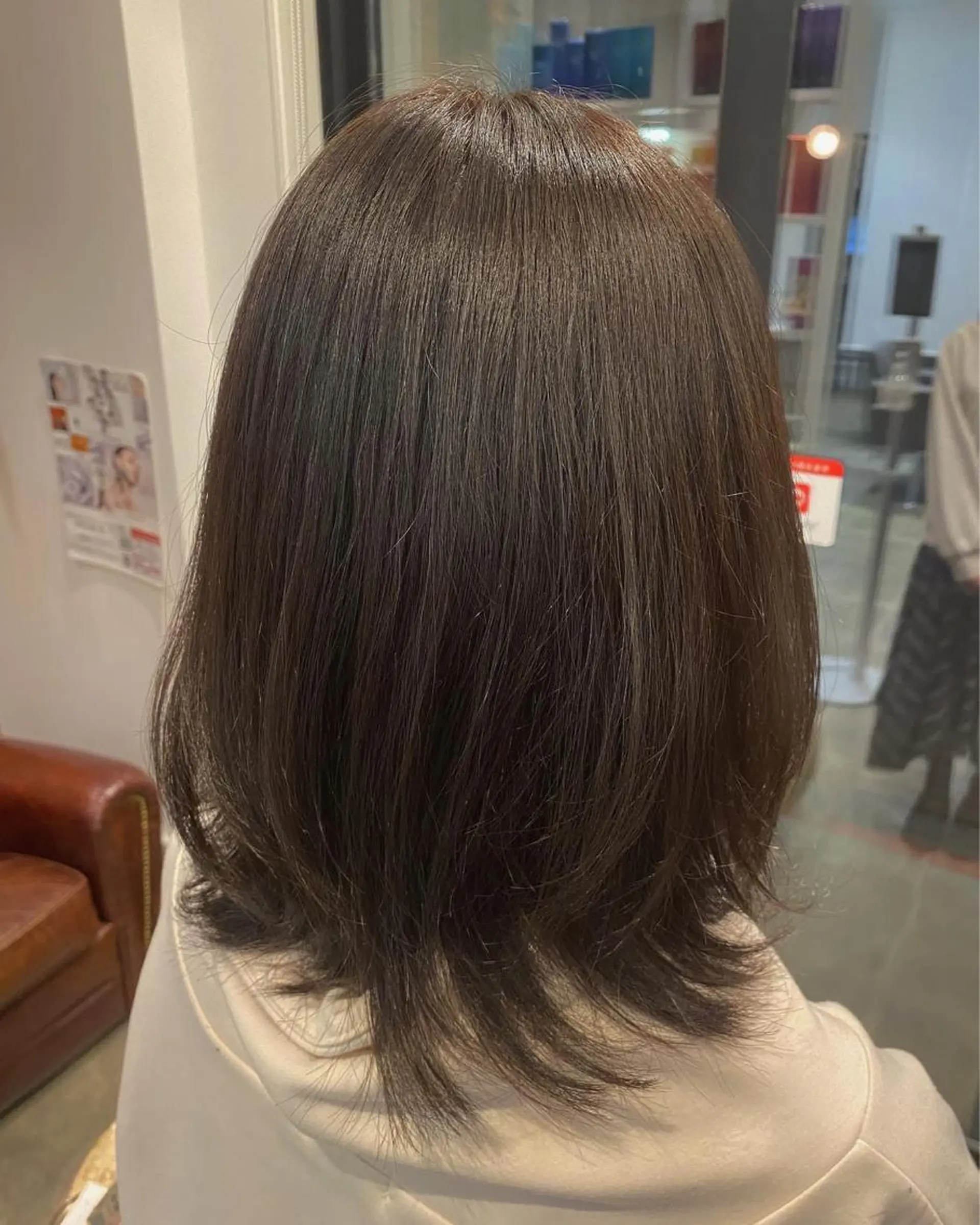 ミディアム トリートメント 柴田 枝利子のヘアスタイル