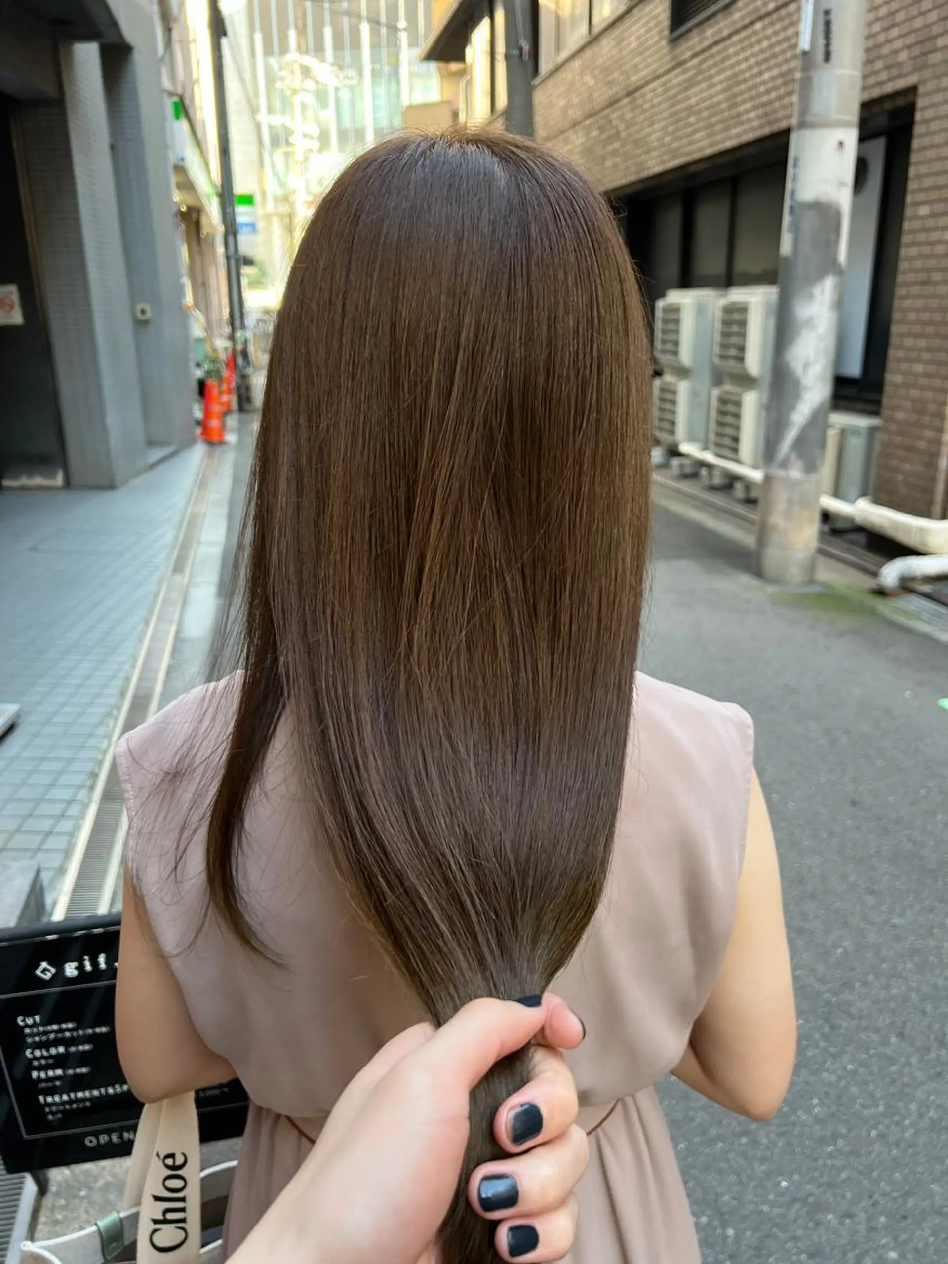 ロング カラー カット ヘアカラー トリートメント 髪質改善ストレート Kantaのヘアスタイル