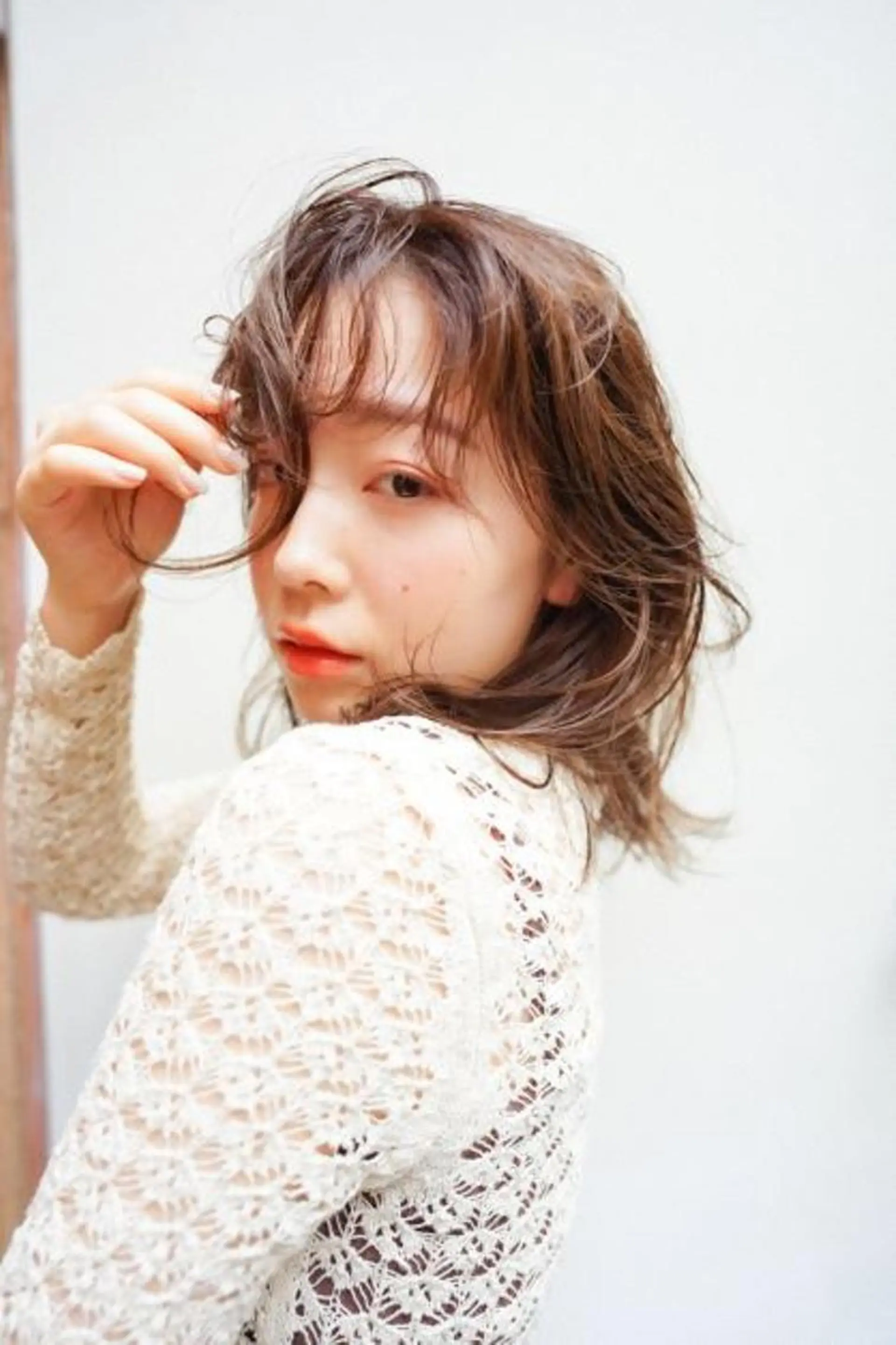 ミディアム カラー ブリーチ ケアブリーチ ダブルカラー イヤリングカラー ハイライトカラー N° jemica 札幌のヘアスタイル