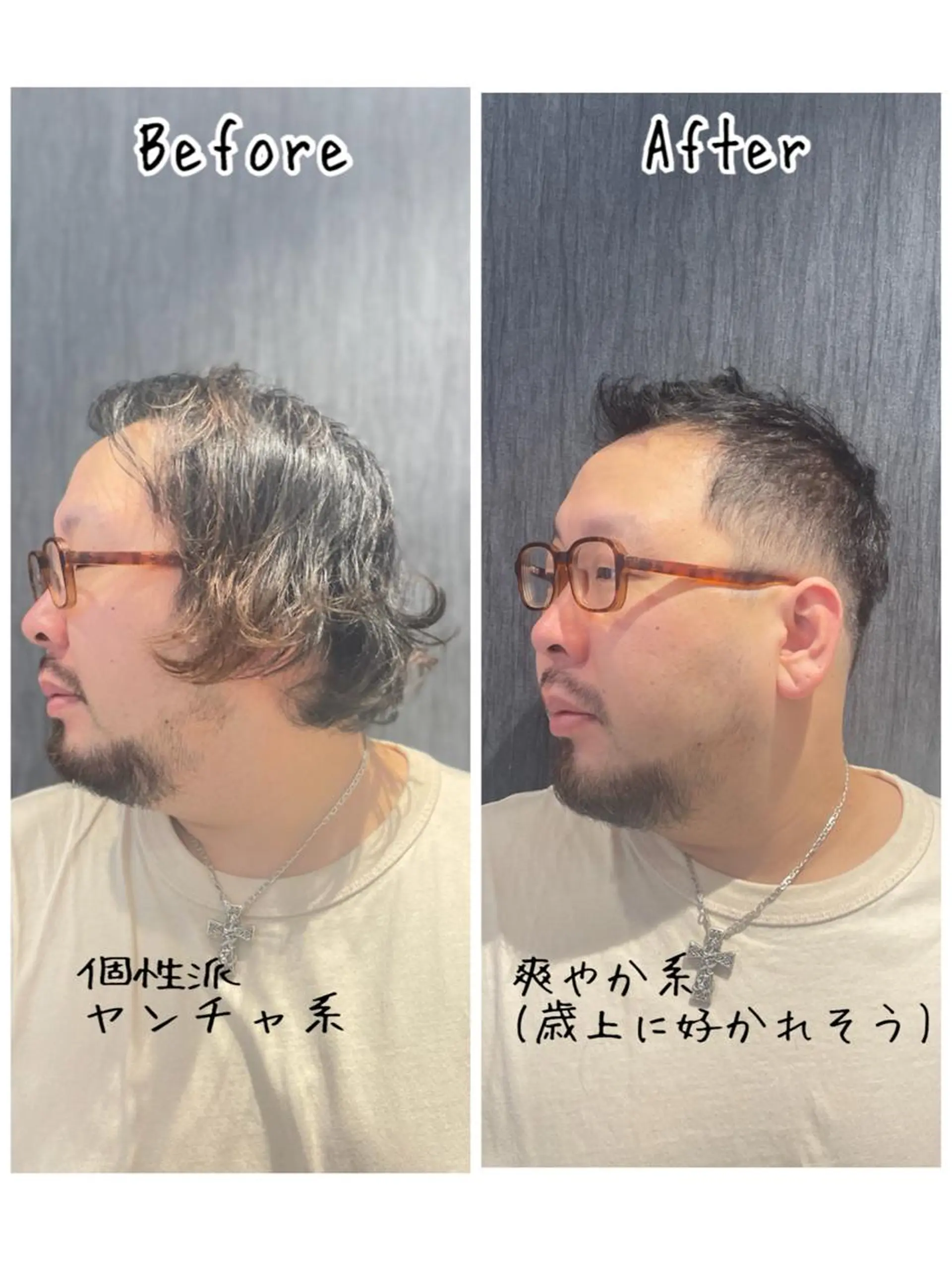 メンズ 【銀座】ヘアセット& イメコンSharmeのヘアスタイル