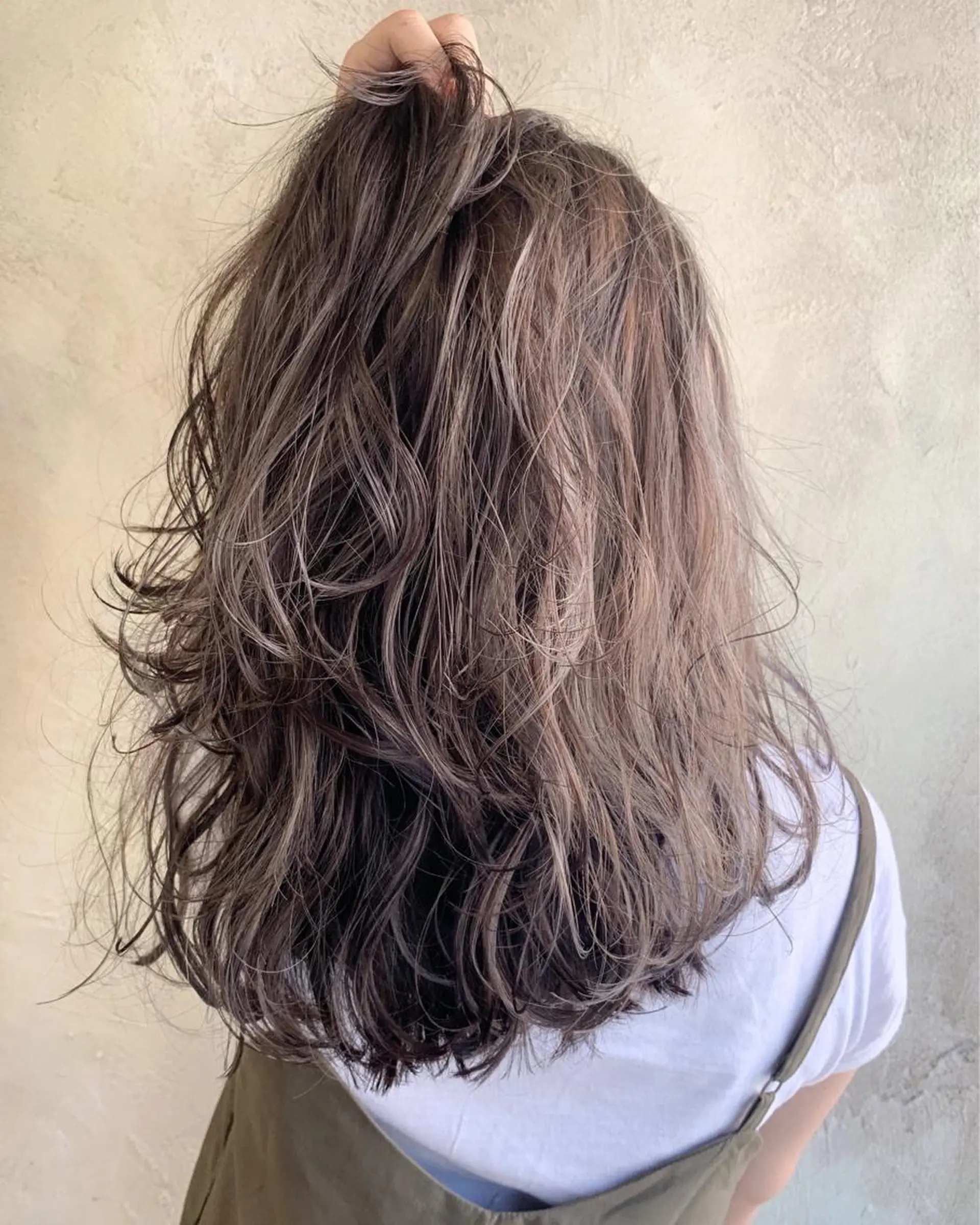 セミロング カラー 沖縄東京2拠点美容師 mamicoのヘアスタイル