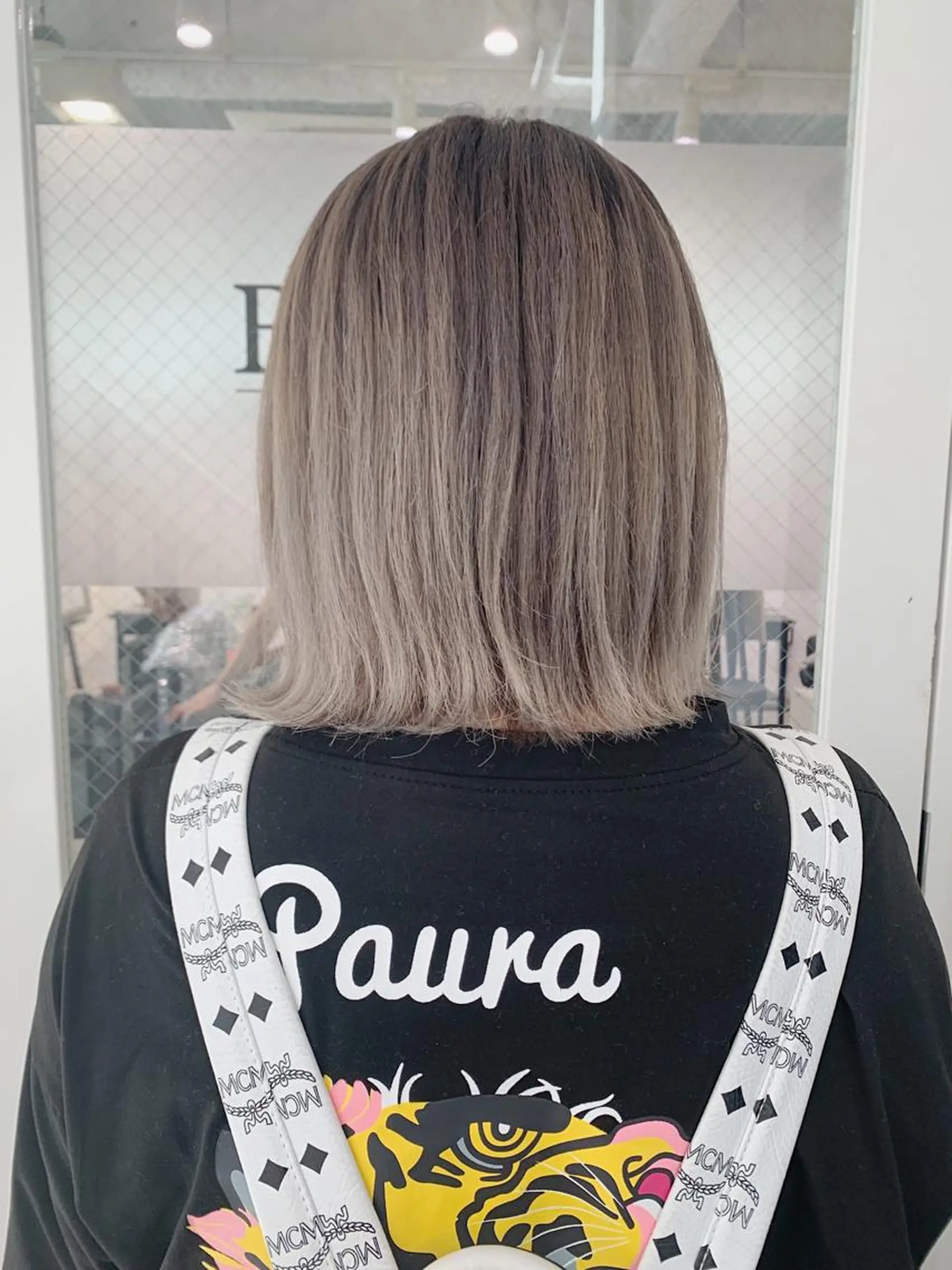 ミディアム カラー ヘアアレンジ ヘアカラー トリートメント 縮毛矯正 髪質改善寺坂雄飛💐のヘアスタイル