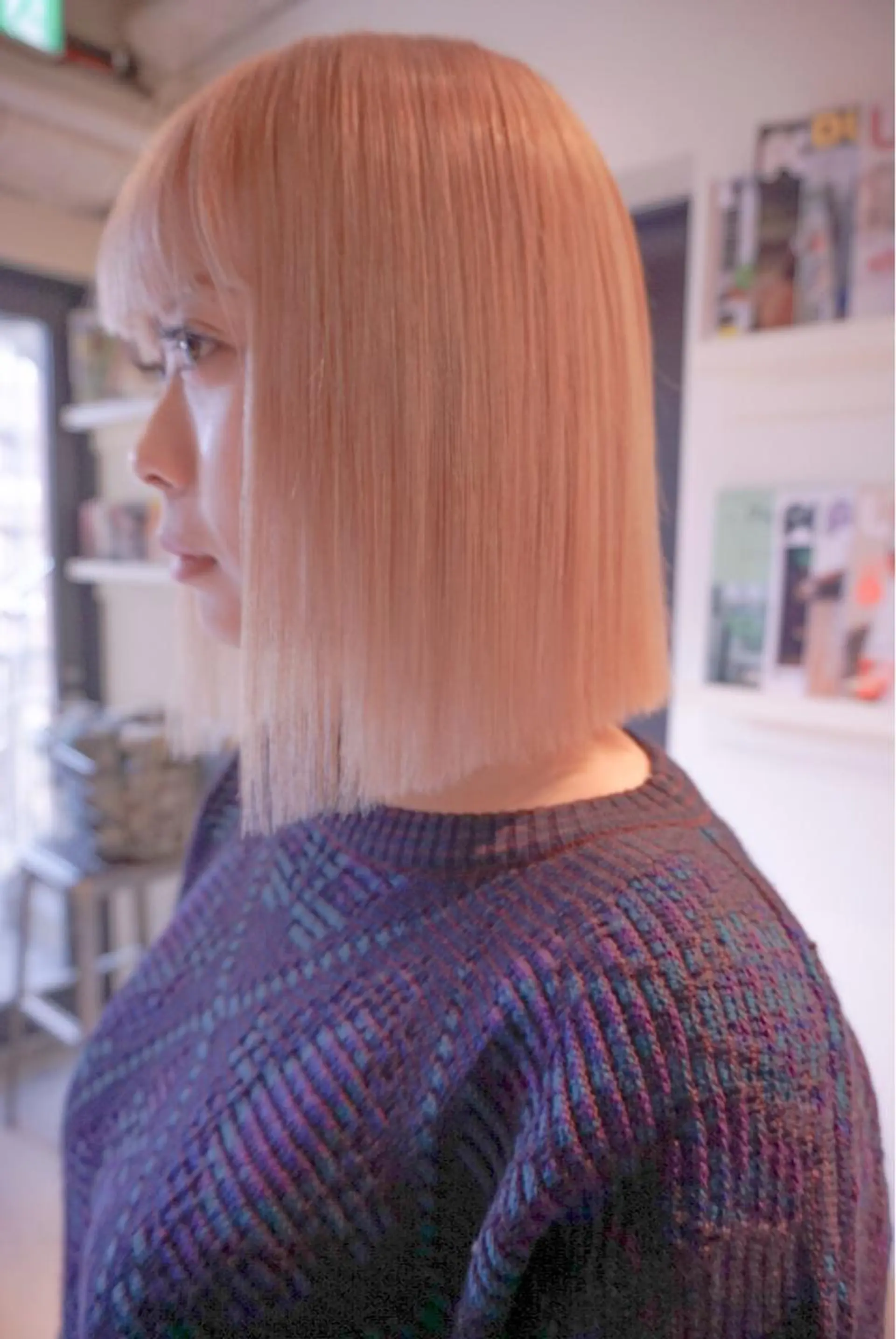 セミロング カラー パーマ ヘアアレンジ ✨落ち着いた接客 💡高橋優也💡のヘアスタイル