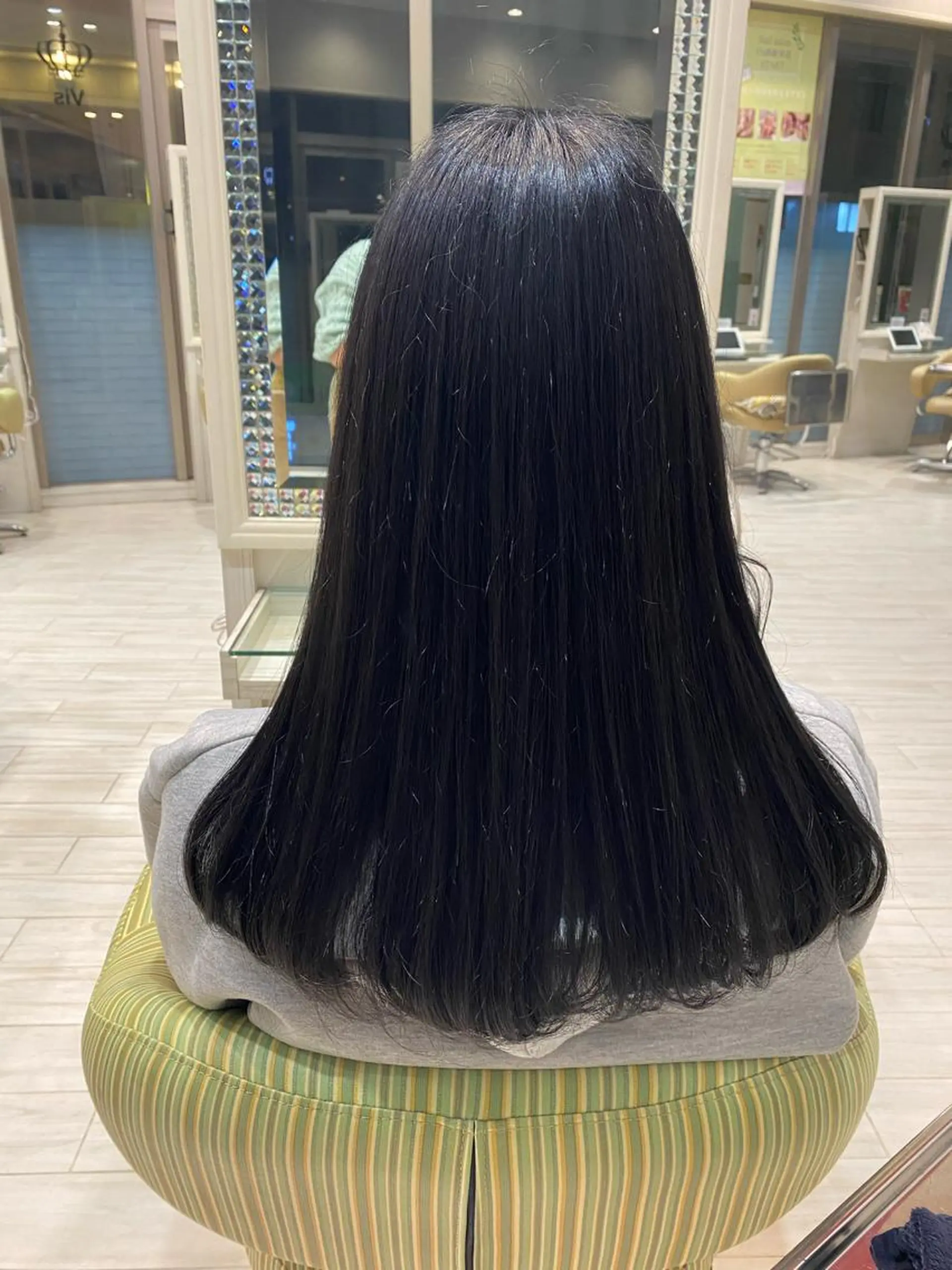 ロング カット ヘアカラー トリートメント 松尾 怜奈のヘアスタイル