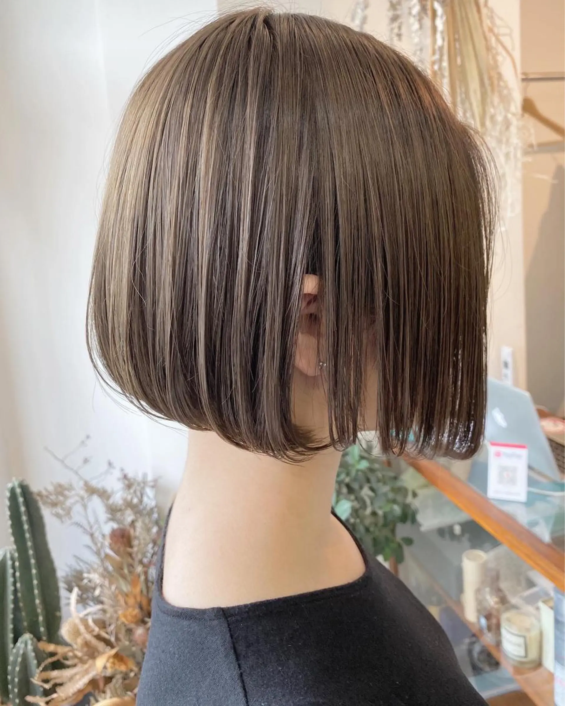 ショート カラー パーマ 髪質改善 縮毛矯正 トリートメント OVER→三軒茶屋 /縮毛矯正・髪質改善のヘアスタイル