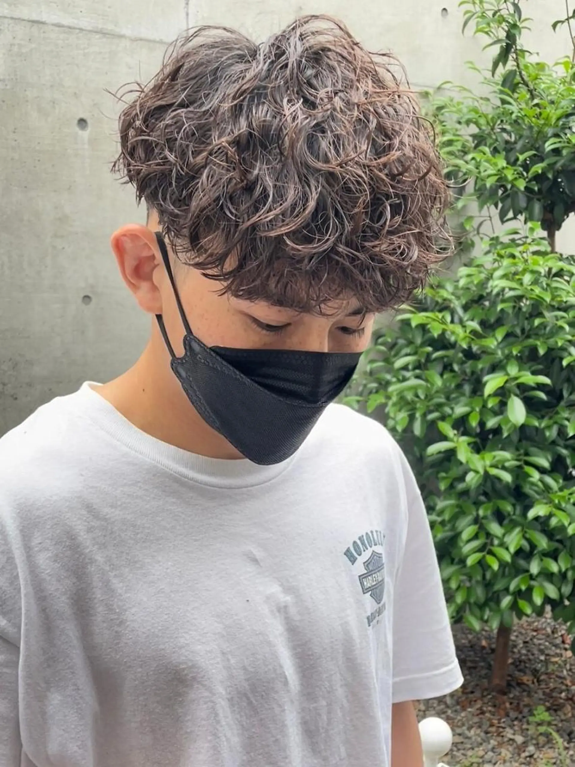 ショート パーマ メンズ メンズパーマ 波巻きパーマ SENTA✨メンズ パーマ✨fifth栄のヘアスタイル