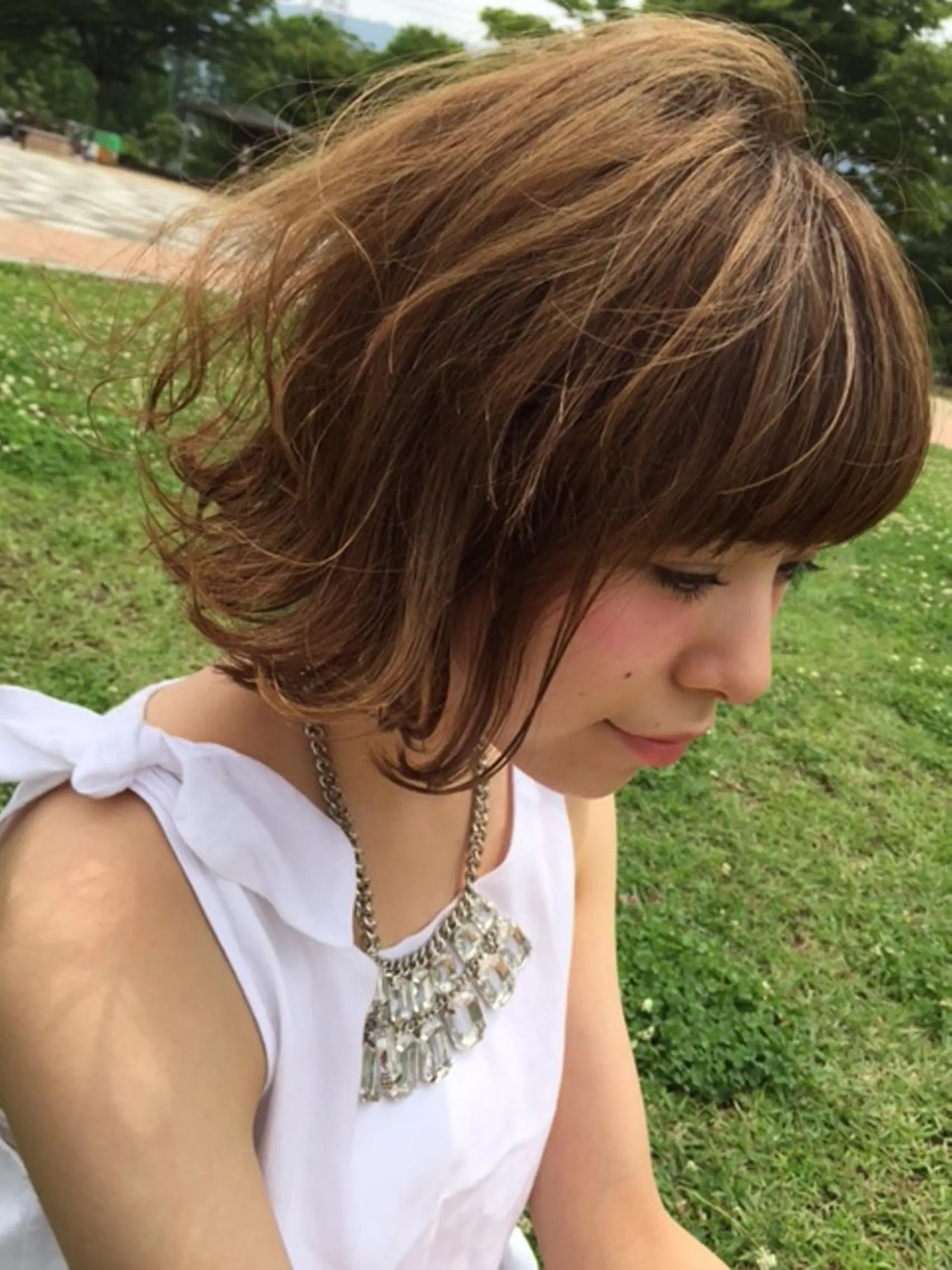 ショート カラー マツエク・マツパ 黒木 健悟のヘアスタイル