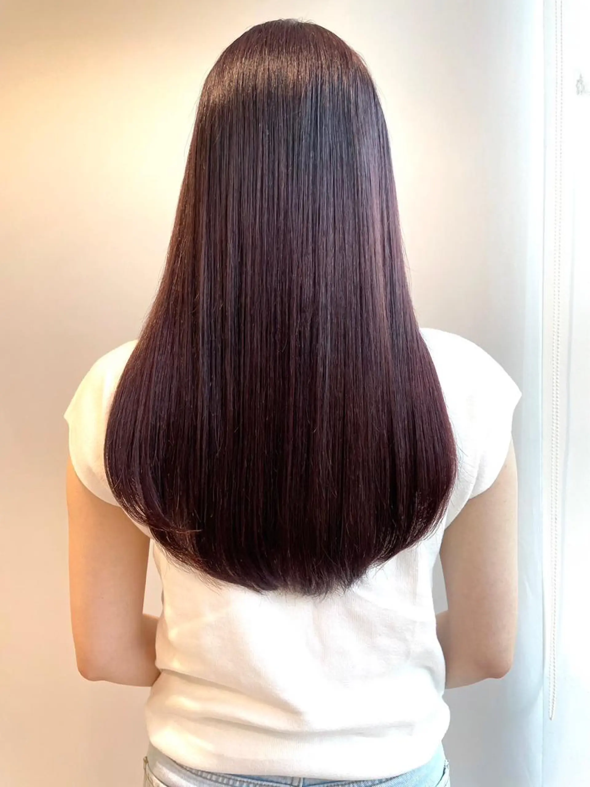 ロング 縮毛矯正 三軒茶屋 maoのヘアスタイル