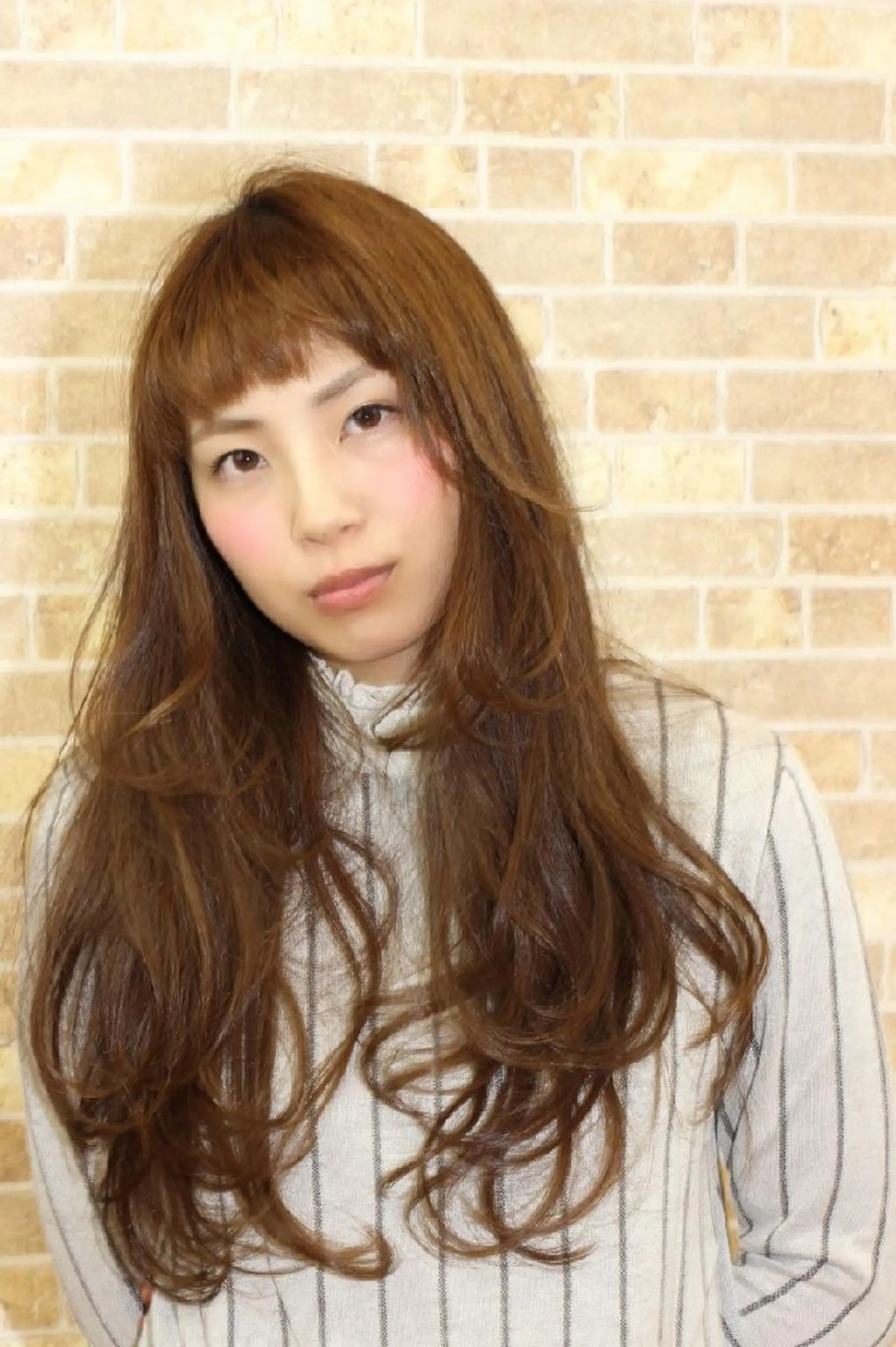 ロング カラー パーマ 松浦 正春のヘアスタイル