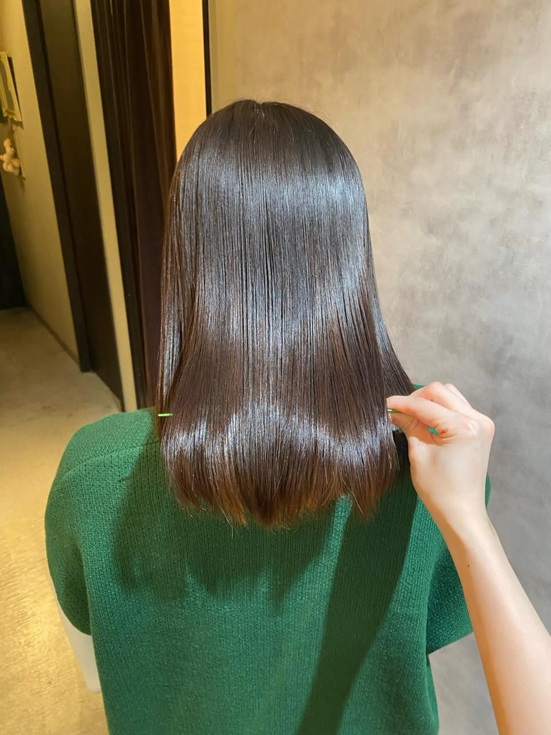 ミディアム collet ginza所属・【髪質改善】カラー 韓国ヘア🎀RISAのヘアスタイル