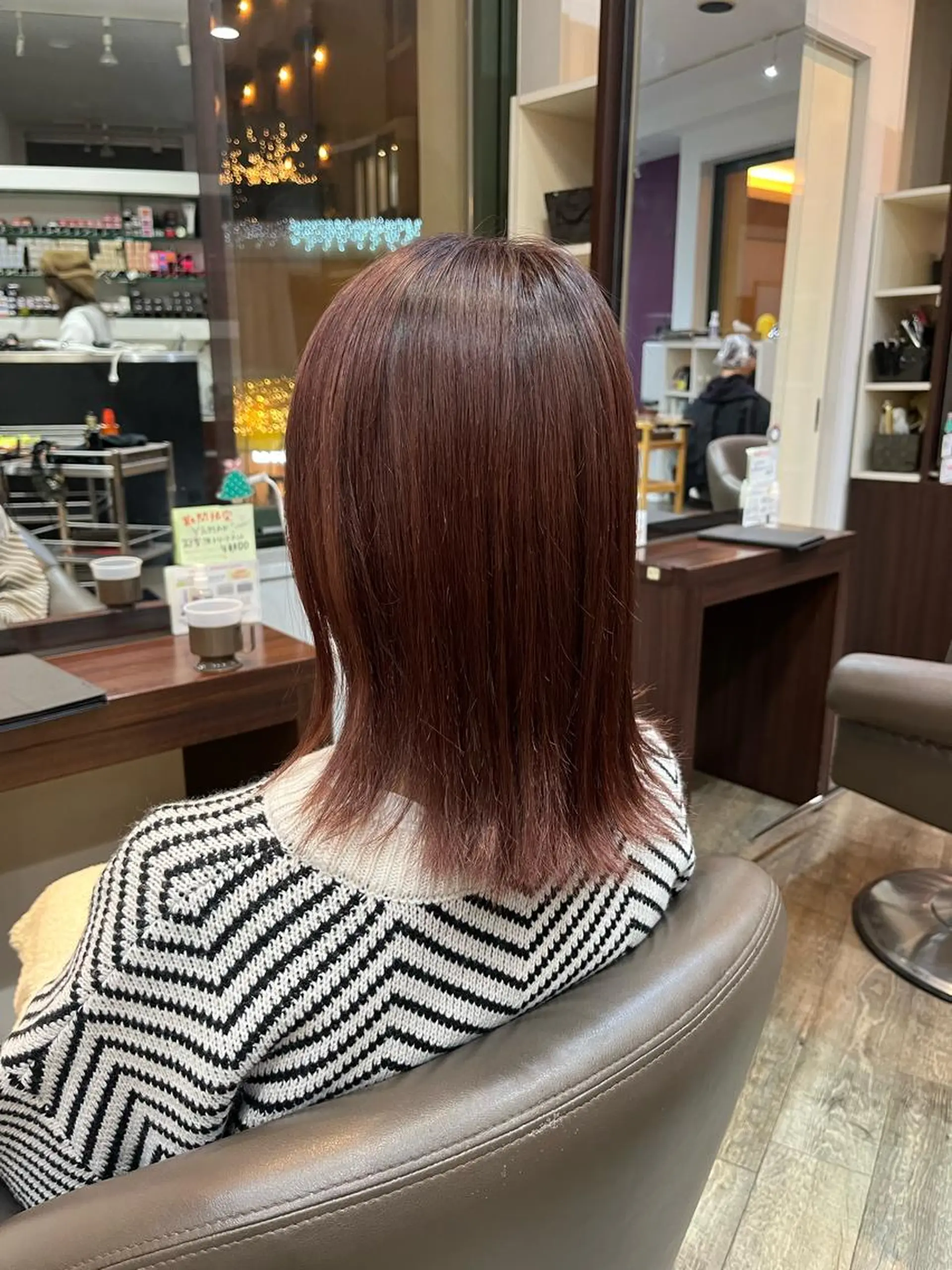 カラー カット ヘアカラー トリートメント 髪質改善、パーマ 山崎純生のヘアスタイル