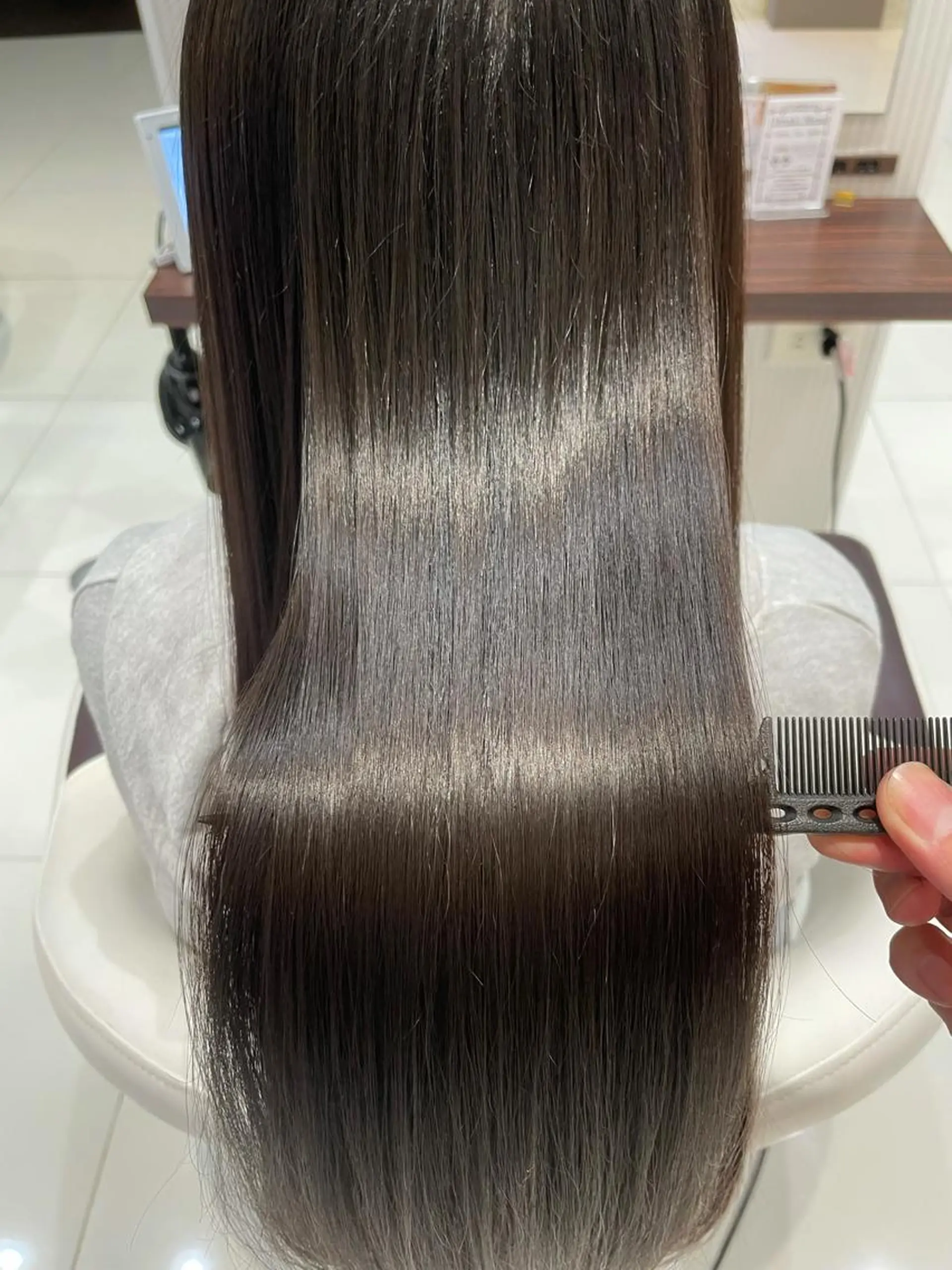 セミロング トリートメント 吉田伸治/縮毛矯正◎ 曲がる縮毛矯正◎高岡のヘアスタイル