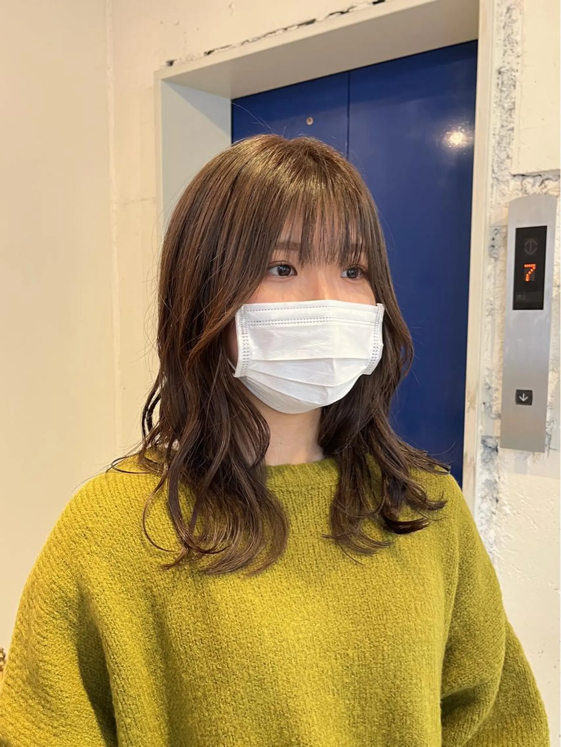 セミロング カラー カット ヘアカラー トリートメント RYOMA/ 似合わせ🎧🤍のヘアスタイル