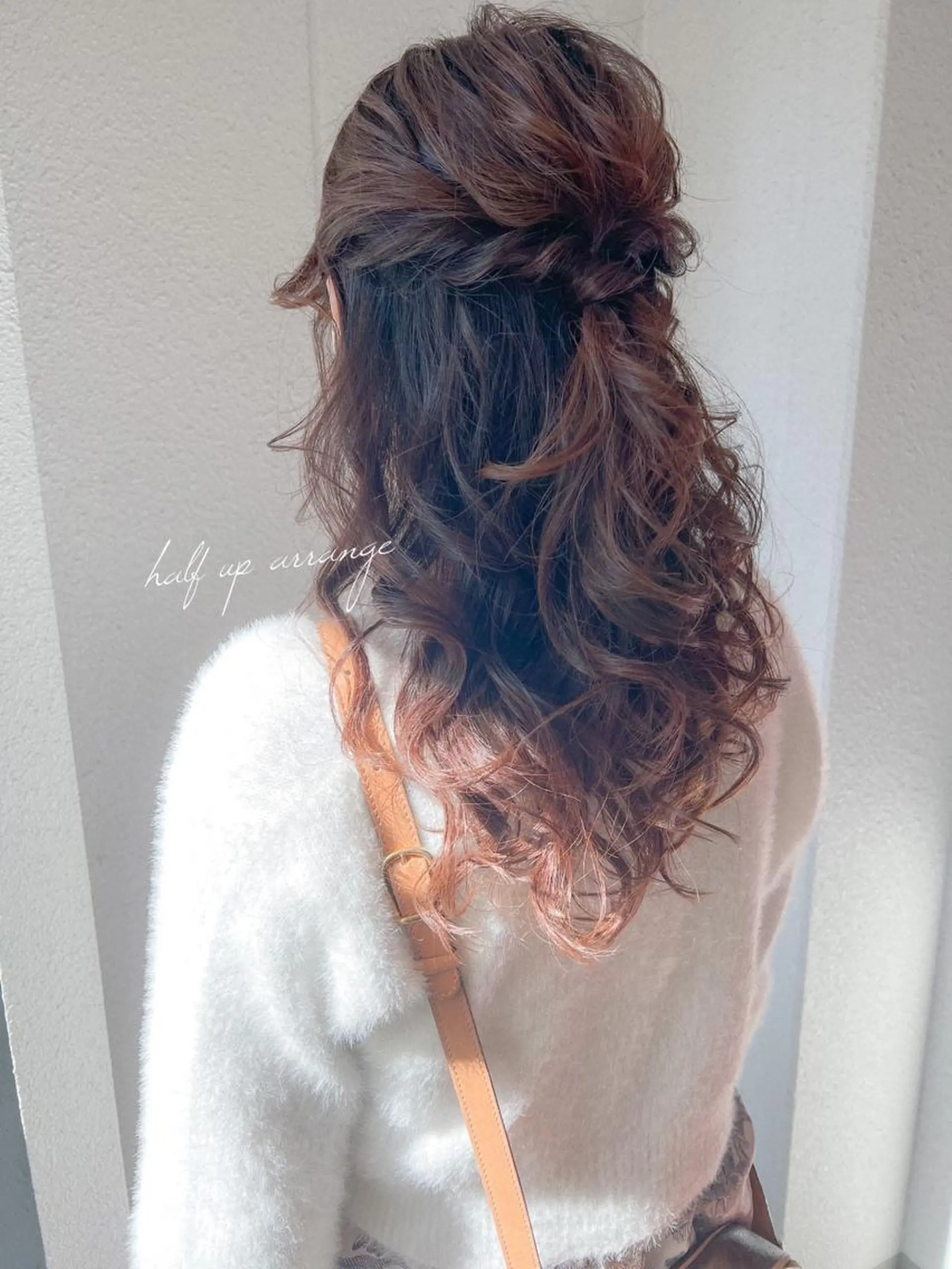 セミロング ヘアアレンジ ヘアセット カラーパティシエ facce🌼ikoのヘアスタイル