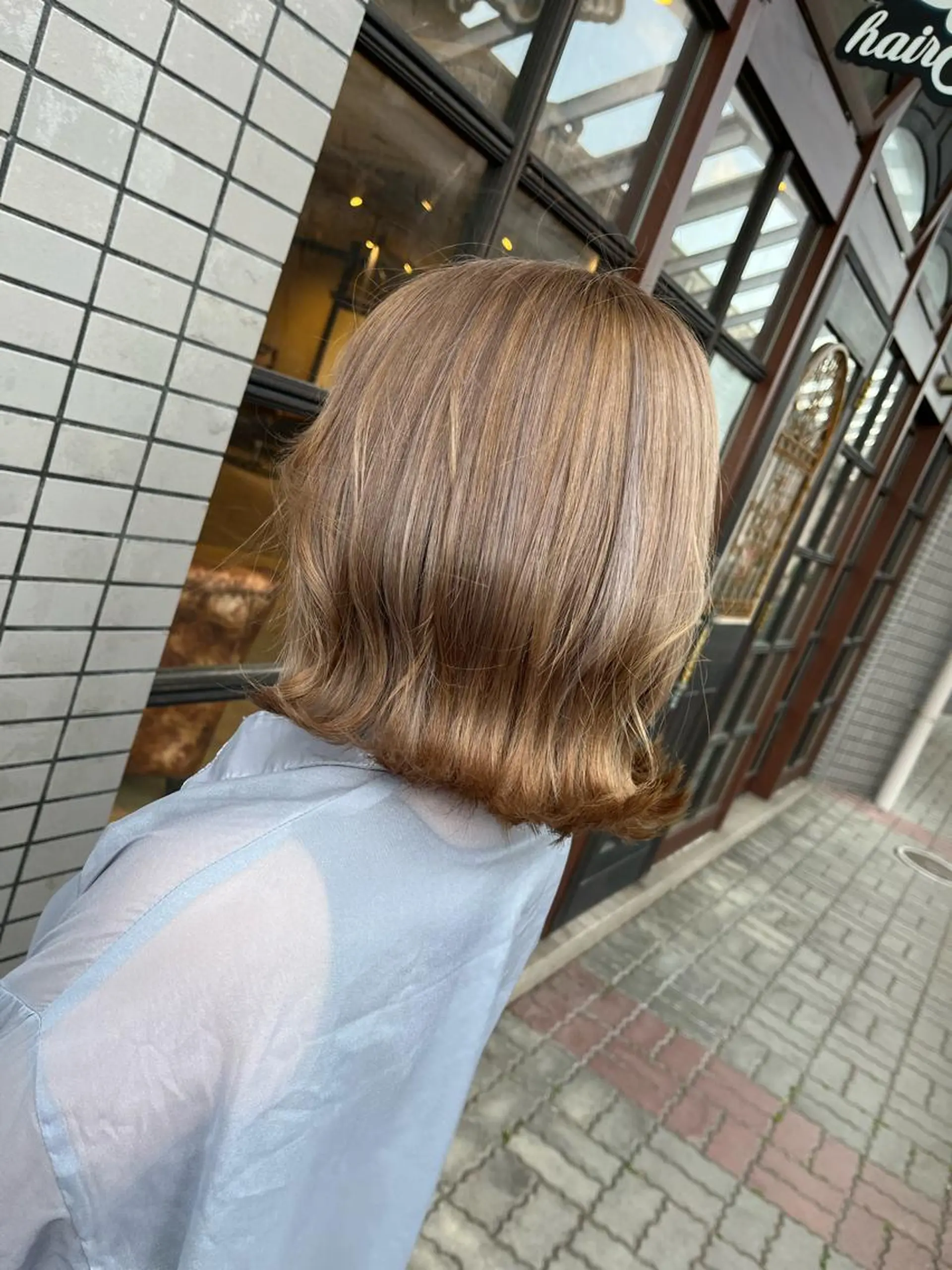 ショート FIGARO by Taylor所属・🎀𝑴𝑰𝑯𝑶 長岡/ケアカラー🎀のヘアスタイル