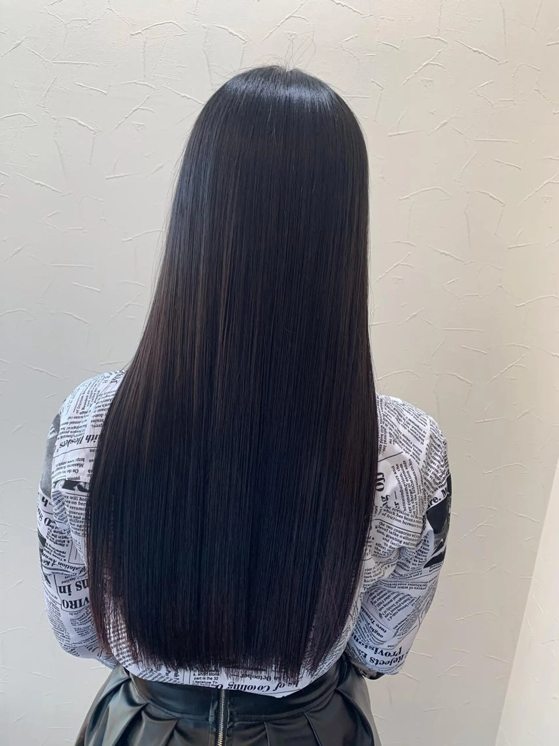 セミロング 髪質改善 トリートメント 酸熱トリートメント カット HAIR WORKS bona.のヘアスタイル