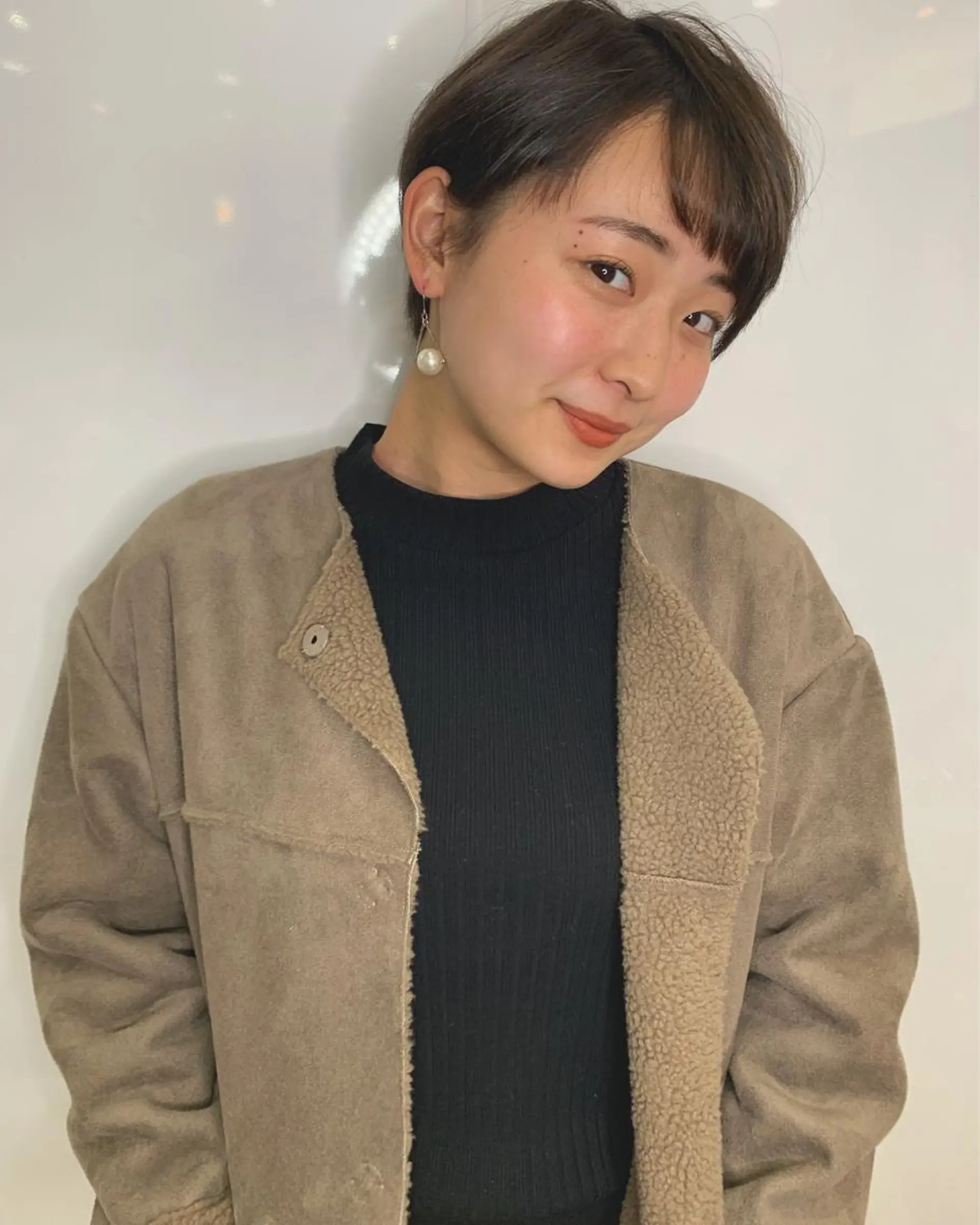 ショート ショートヘア AMI ウルフパーマ/メンズのヘアスタイル