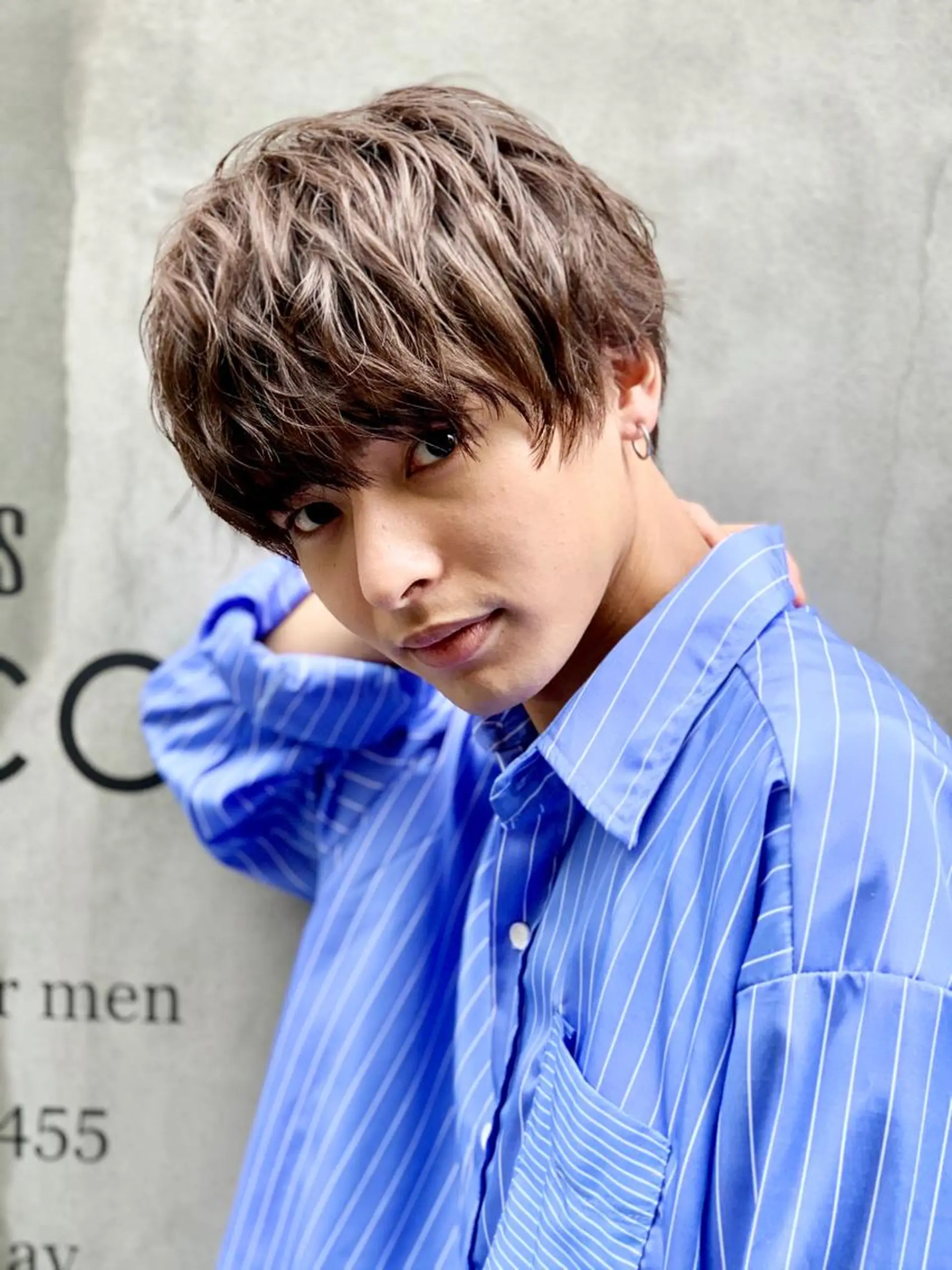 ミディアム カラー パーマ メンズ 🔥メンズ達人_ 佐藤英彦🔥のヘアスタイル