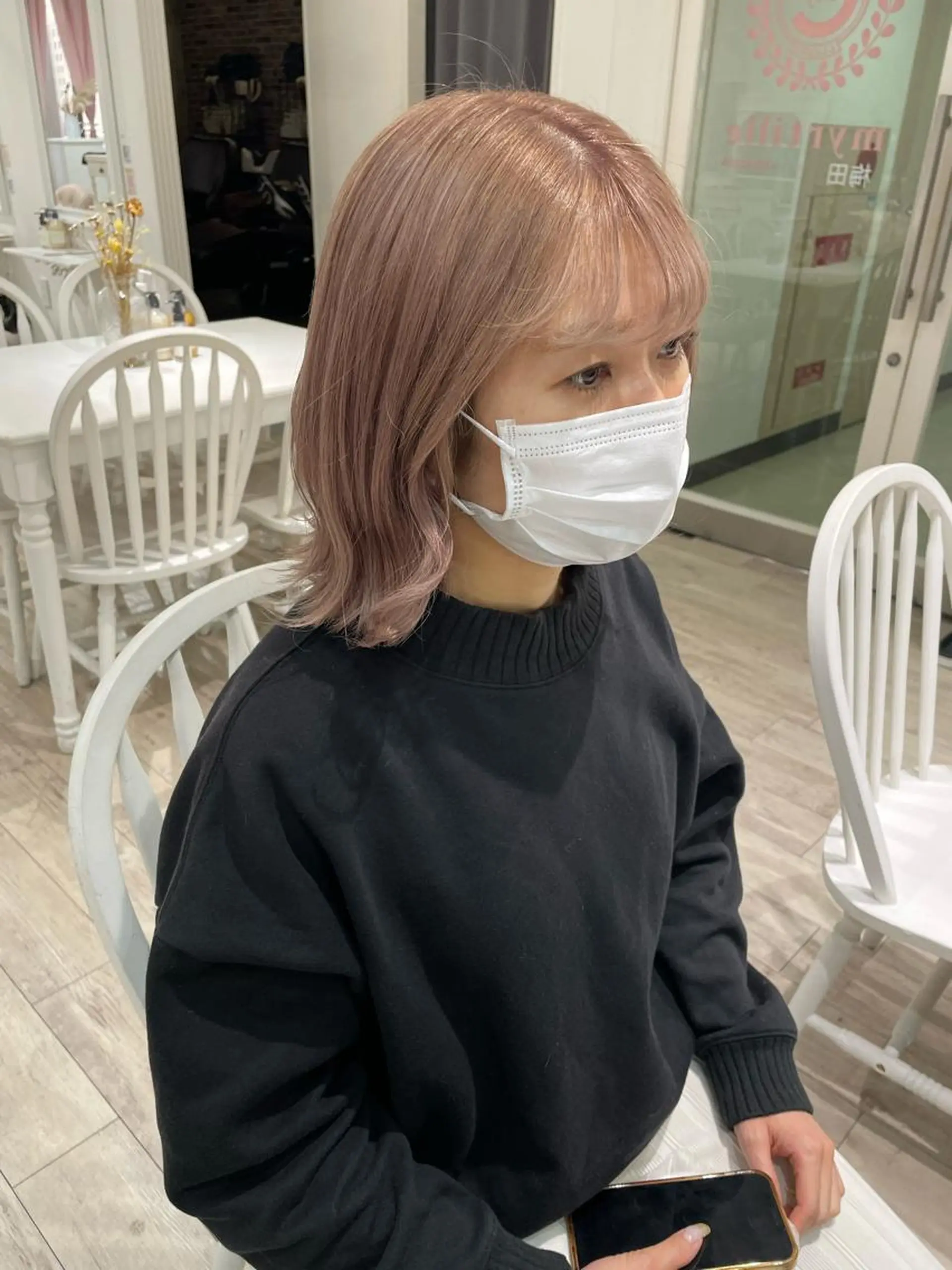 ミディアム カラー カット ヘアカラー miyu /大阪美容室のヘアスタイル