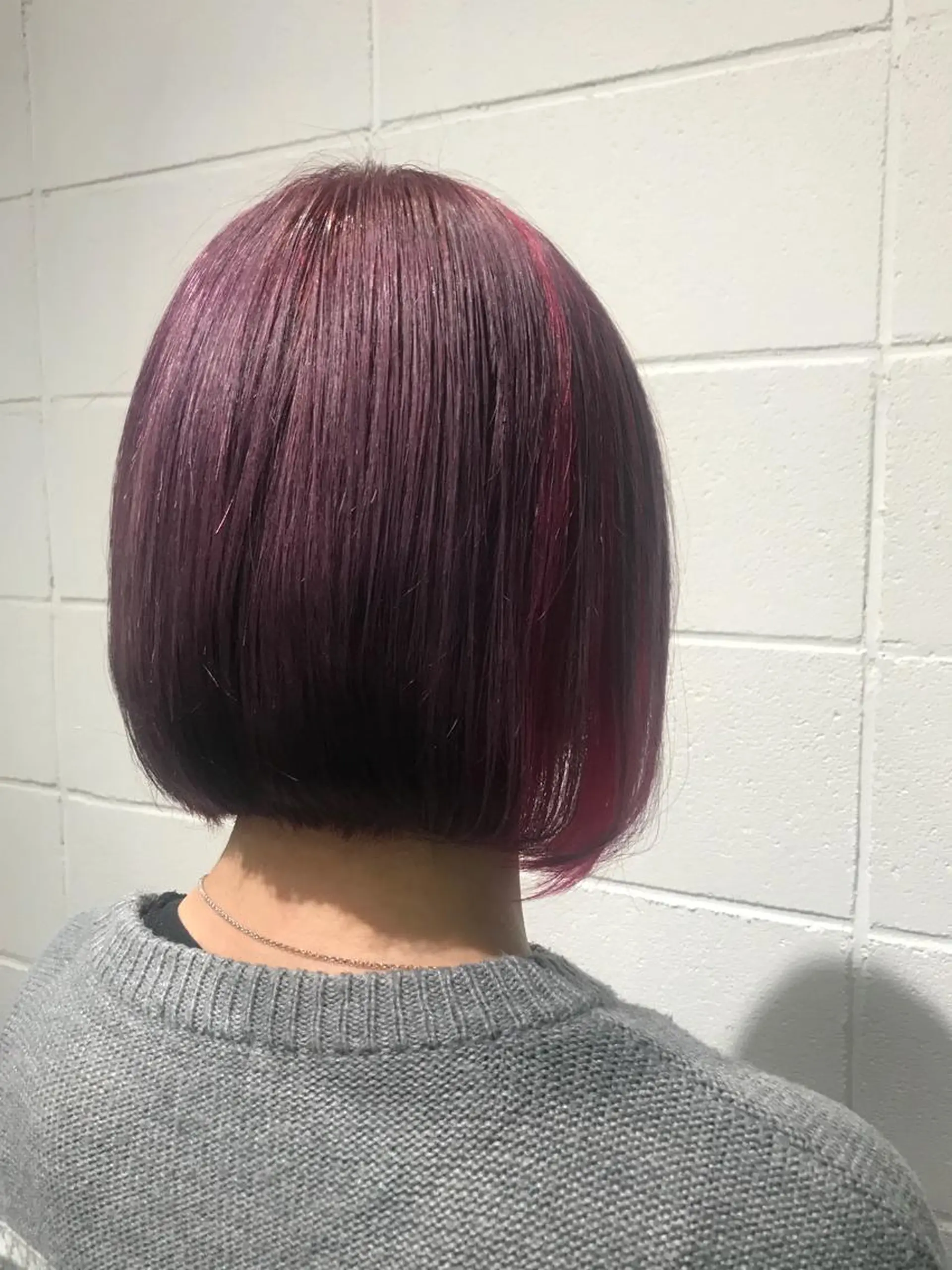 ミディアム ヘアカラー サイレント美容師 アイリィのヘアスタイル