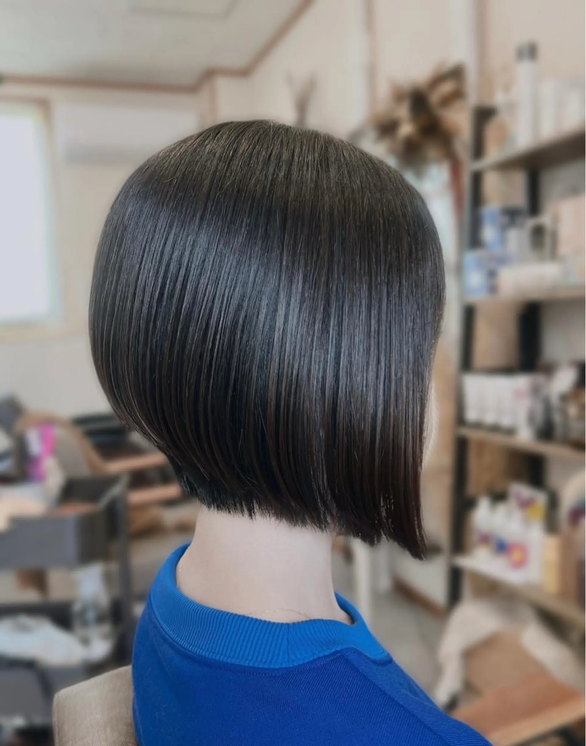 カラー グラデーションカラー ボブ hair works raptureのヘアスタイル
