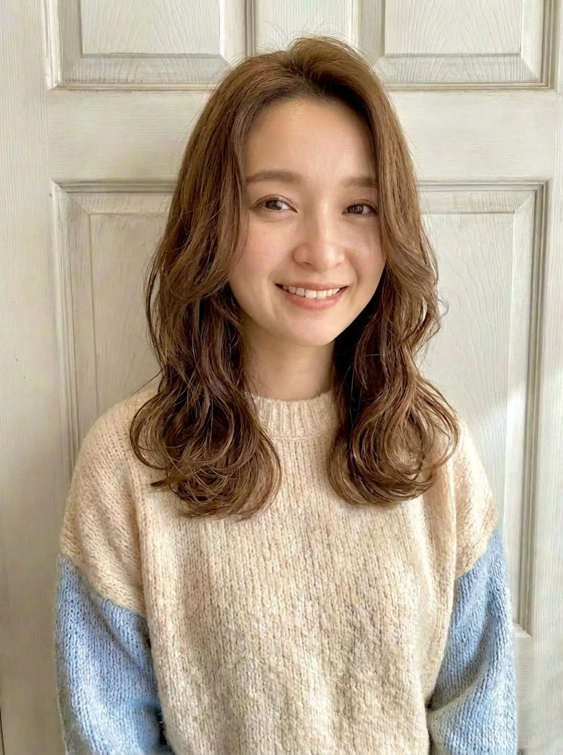 ミディアム ボブ くびれヘア 顔周りカット 髪質改善 韓国風ヘア Aroma hair 🌙tanakaのヘアスタイル