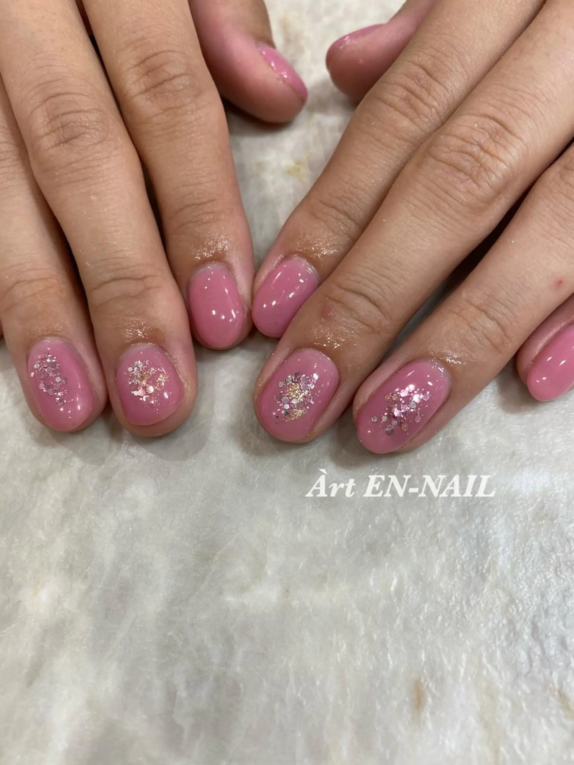 ネイル ワンカラーネイル シンプルネイル EN_NAIL 野中本店Ayakaのネイルデザイン