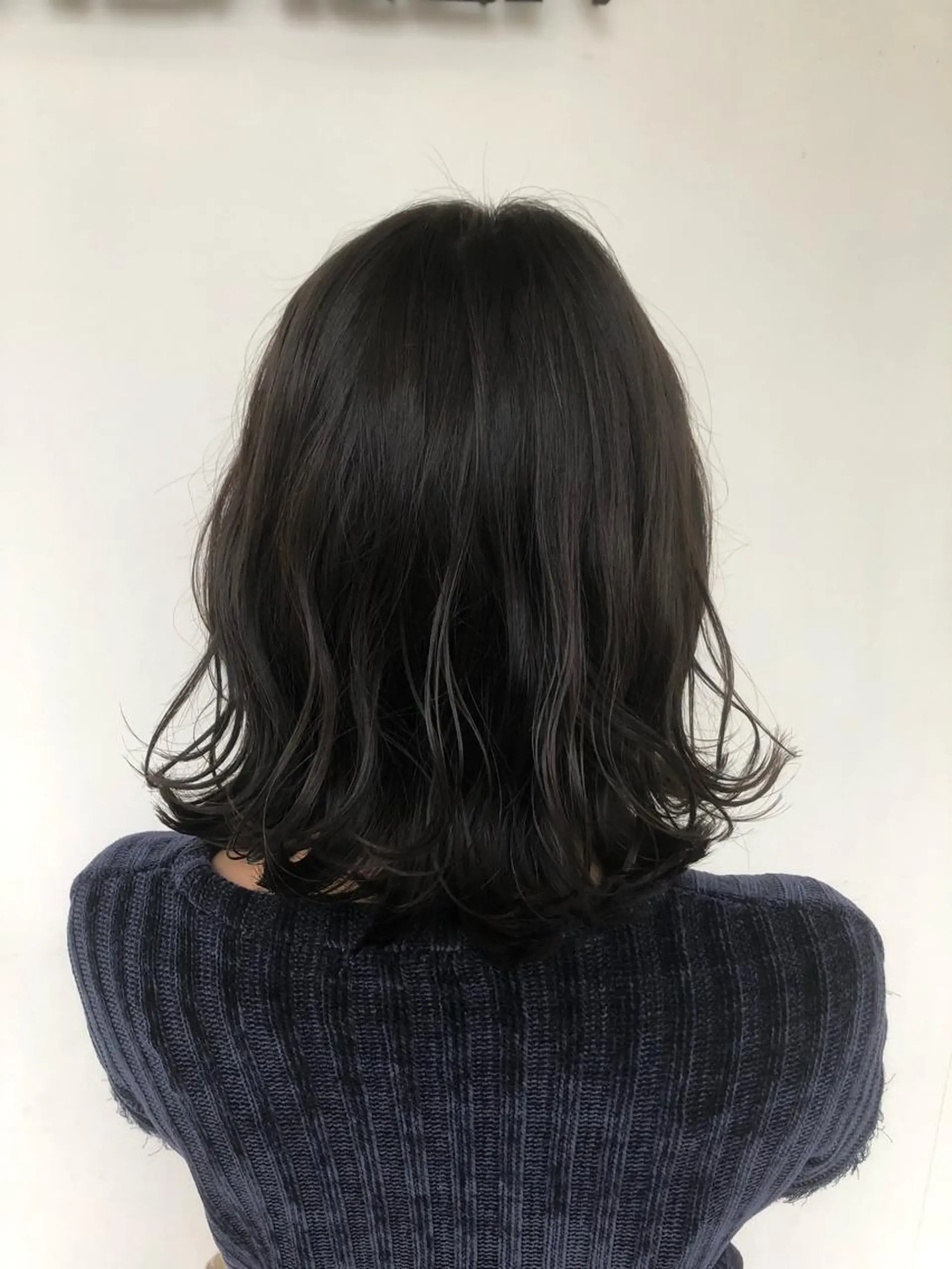 ミディアム カラー アッシュ ダークアッシュ 東條 克義のヘアスタイル