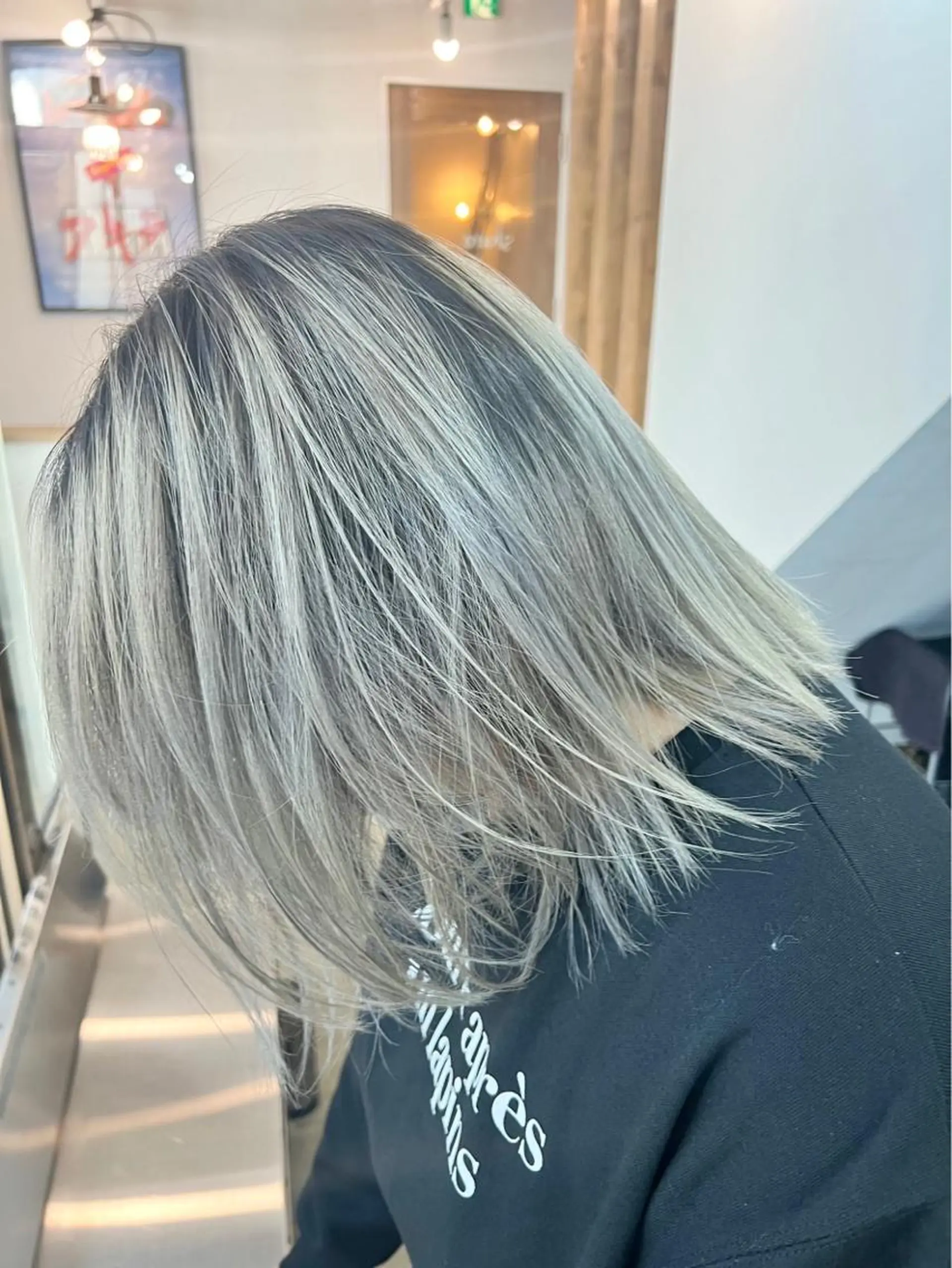 ミディアム カット ヘアカラー トリートメント ヘアセット CARAT堺東 Aujua認定サロンのヘアスタイル