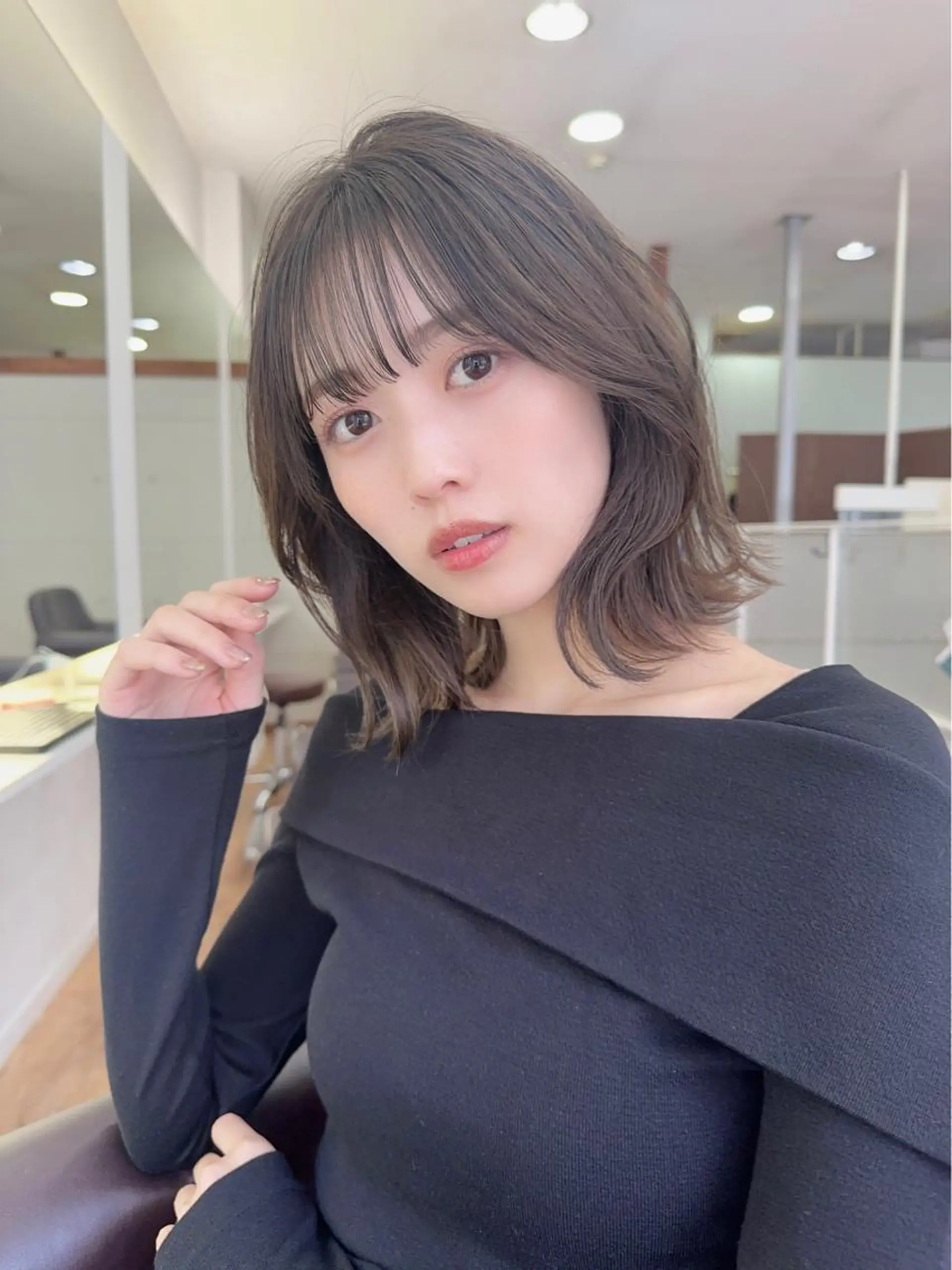 ショート カット ヘアカラー トリートメント ほさか しんごのヘアスタイル