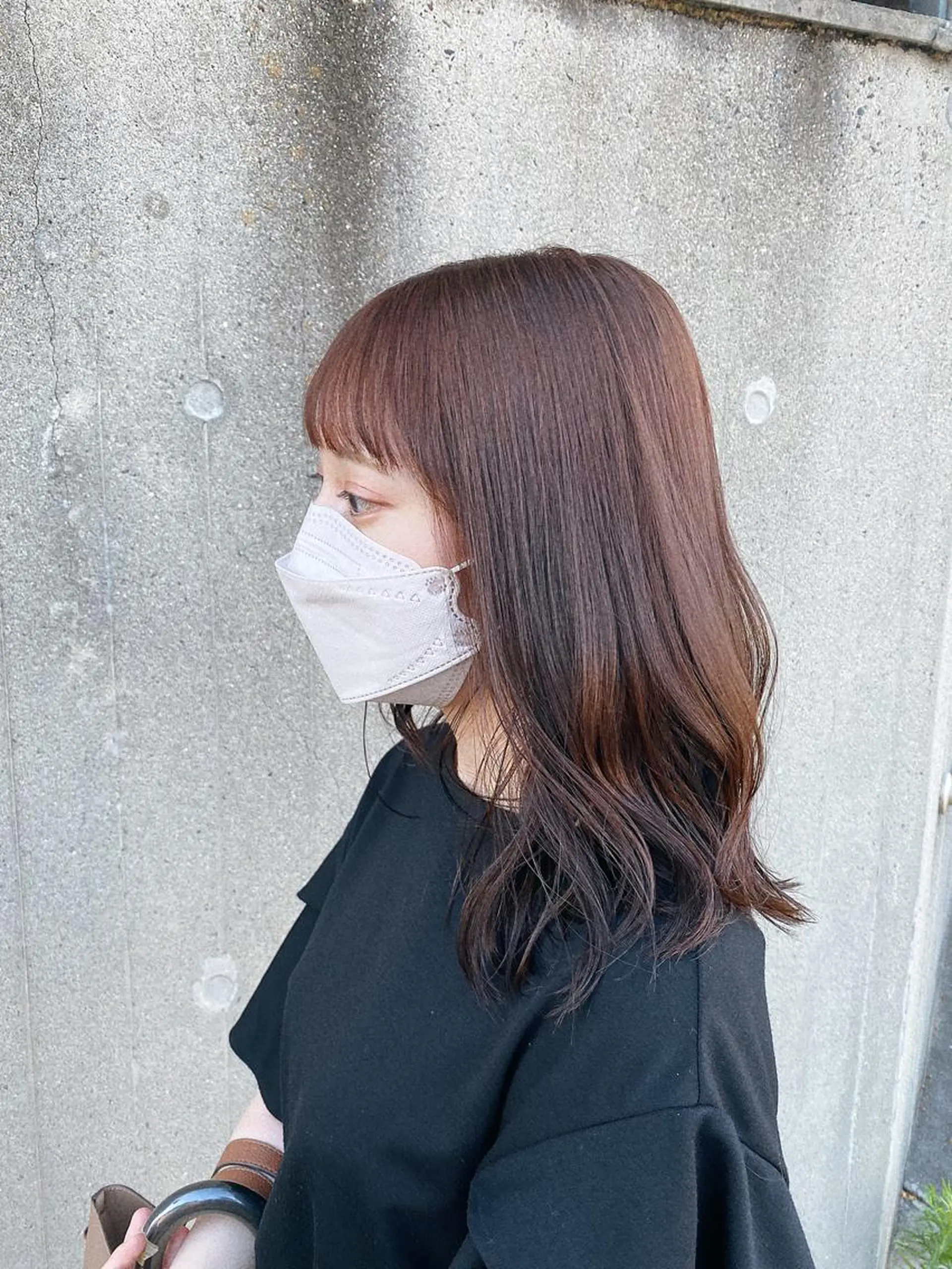 ロング カラー 高浜 夕海のヘアスタイル