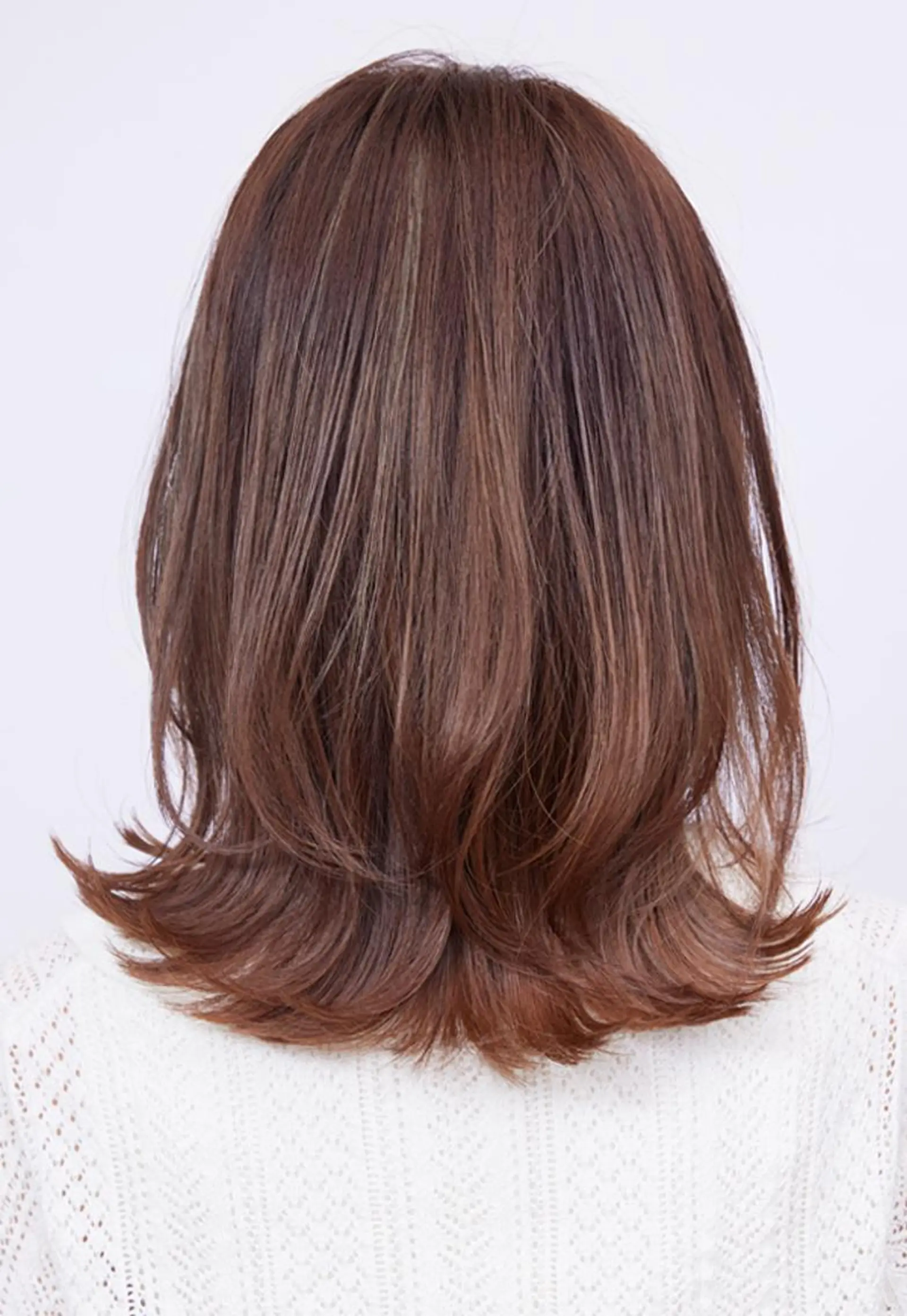 ミディアム カラー くびれヘア くびれレイヤー レイヤーカット SALOWIN吉祥寺suite店所属・似合わせレイヤー 🇰🇷荒木洋文のヘアスタイル