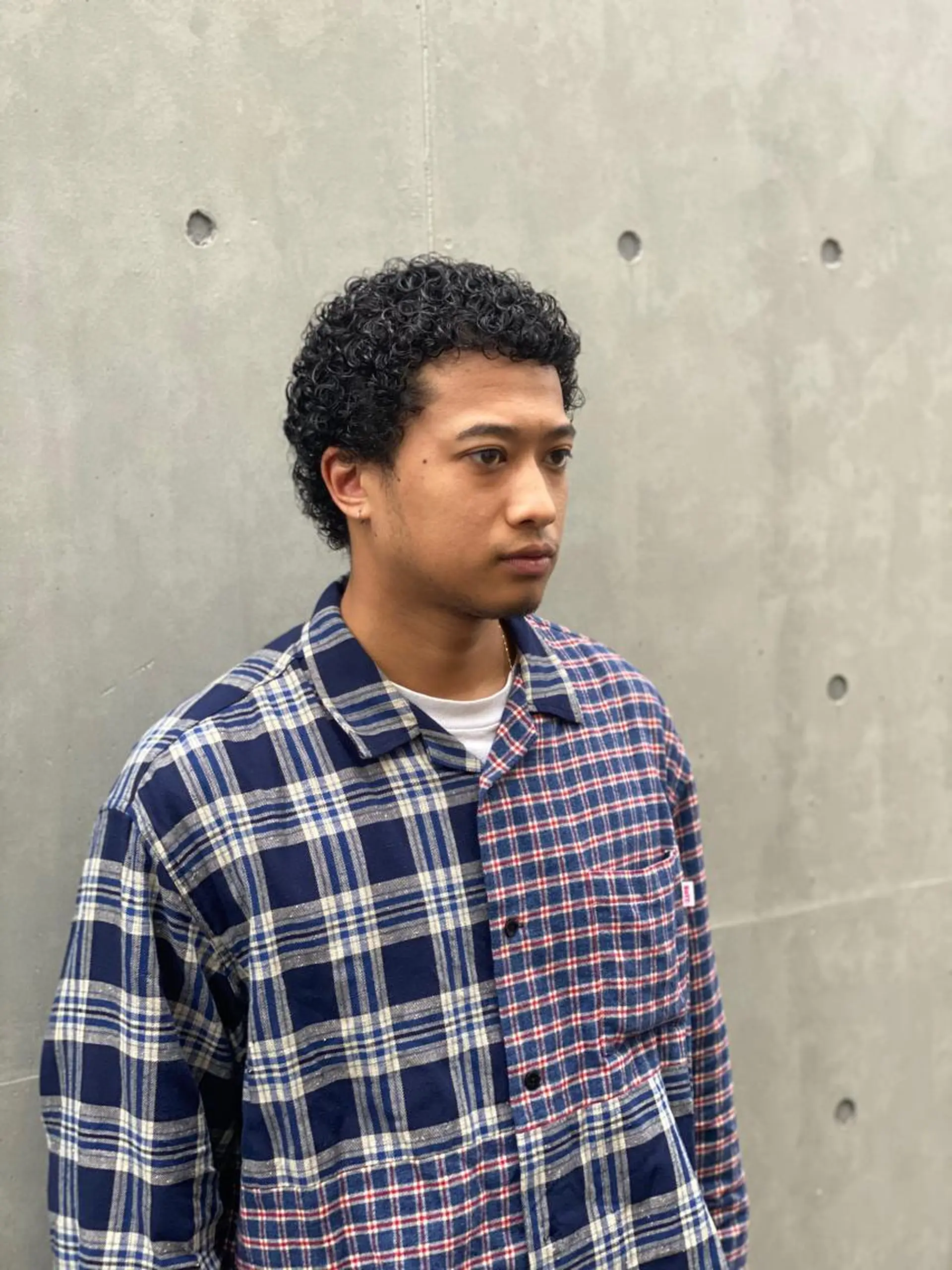 ショート パーマ 中元 淳のヘアスタイル