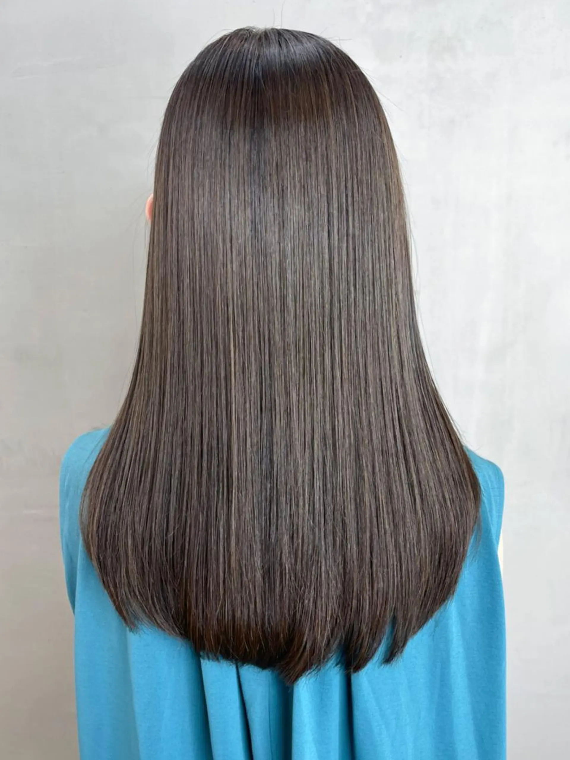 セミロング ヘアアレンジ パーマ カラー グレージュ オリーブグレージュ オリーブグレー ITbyALBUM 八王子店のヘアスタイル