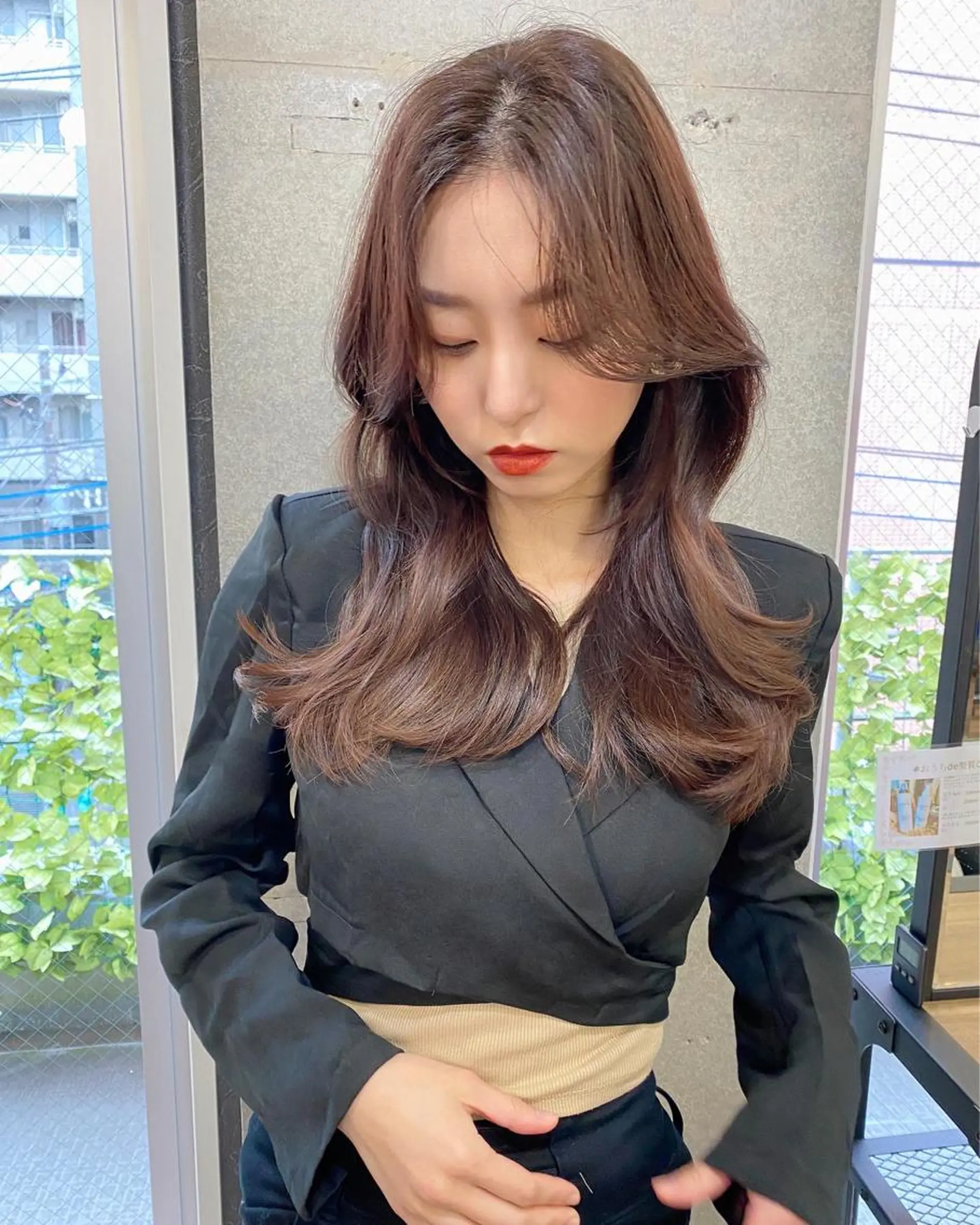 ロング カラー 似合わせレイヤー 🇰🇷荒木洋文のヘアスタイル