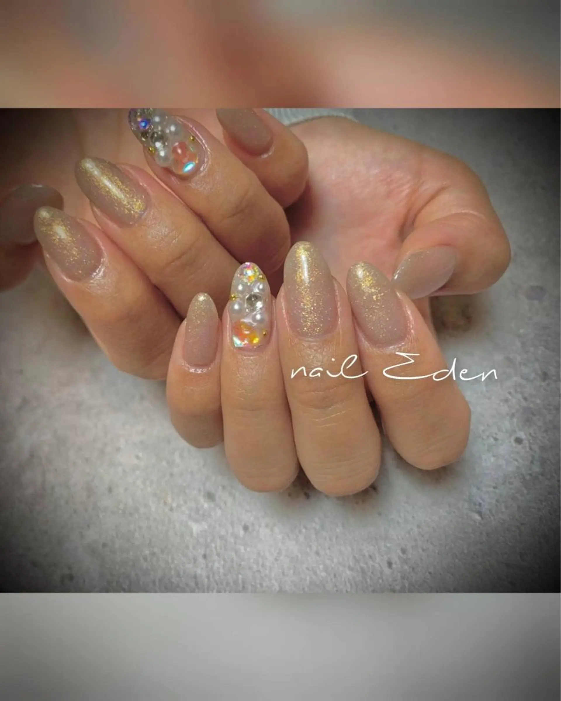 ネイル ジェルネイル 持ち込み Eden ♾️のネイルデザイン