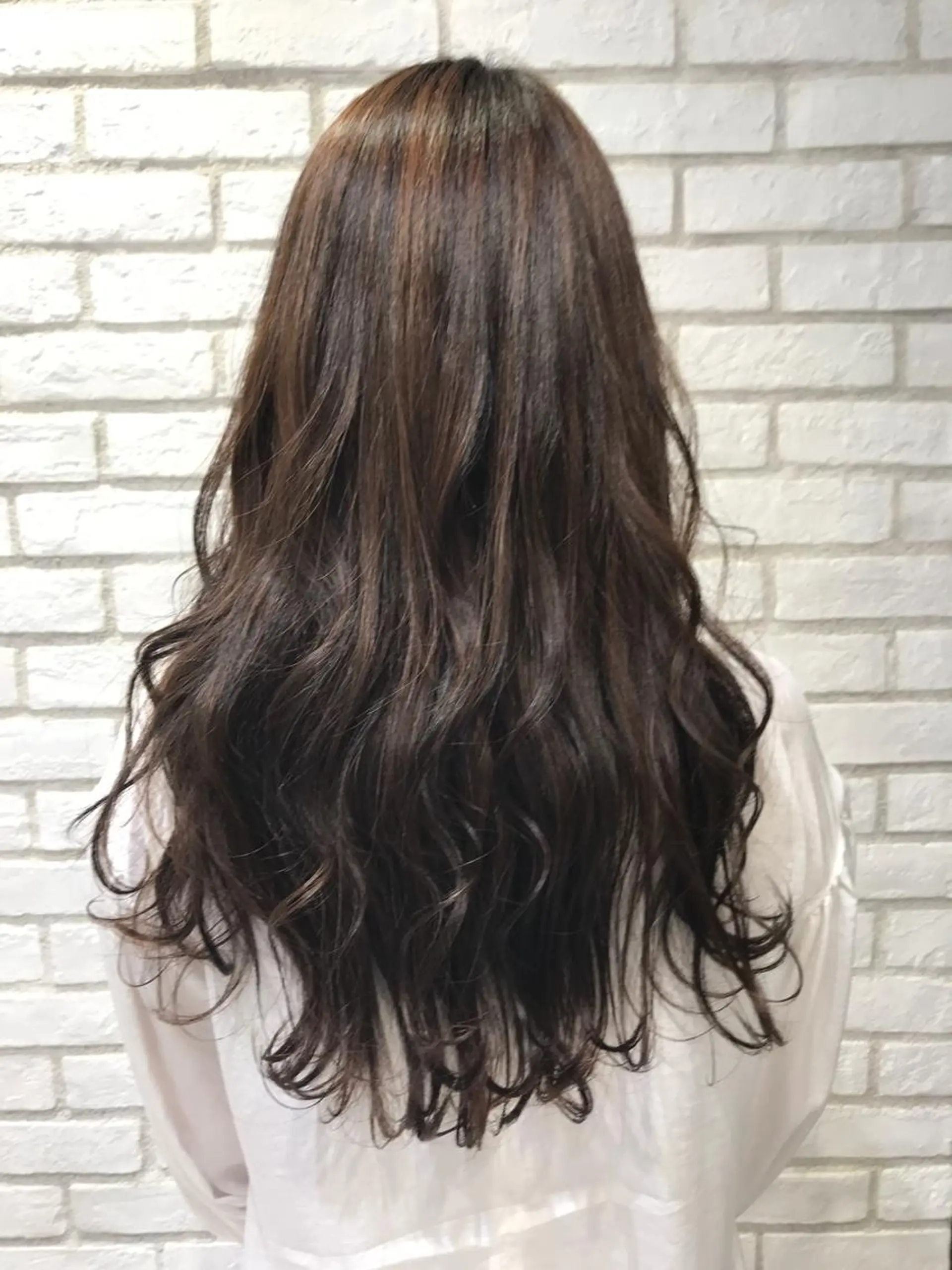 ロング カラー ハイライトカラー ハイライト Ash 戸田公園店のヘアスタイル