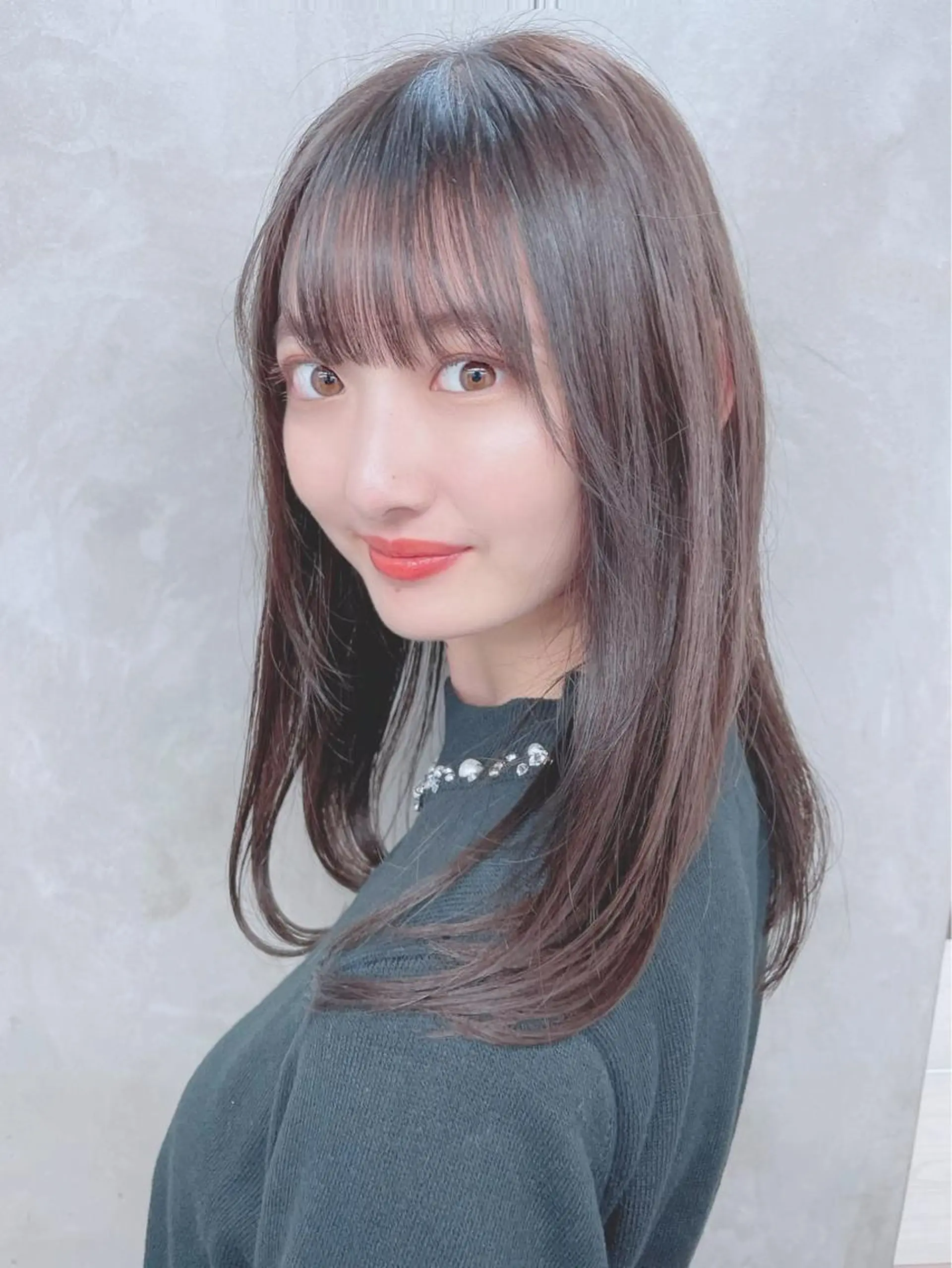 ミディアム カラー パーマ 【公式】amble luxe池袋東口🩷のヘアスタイル
