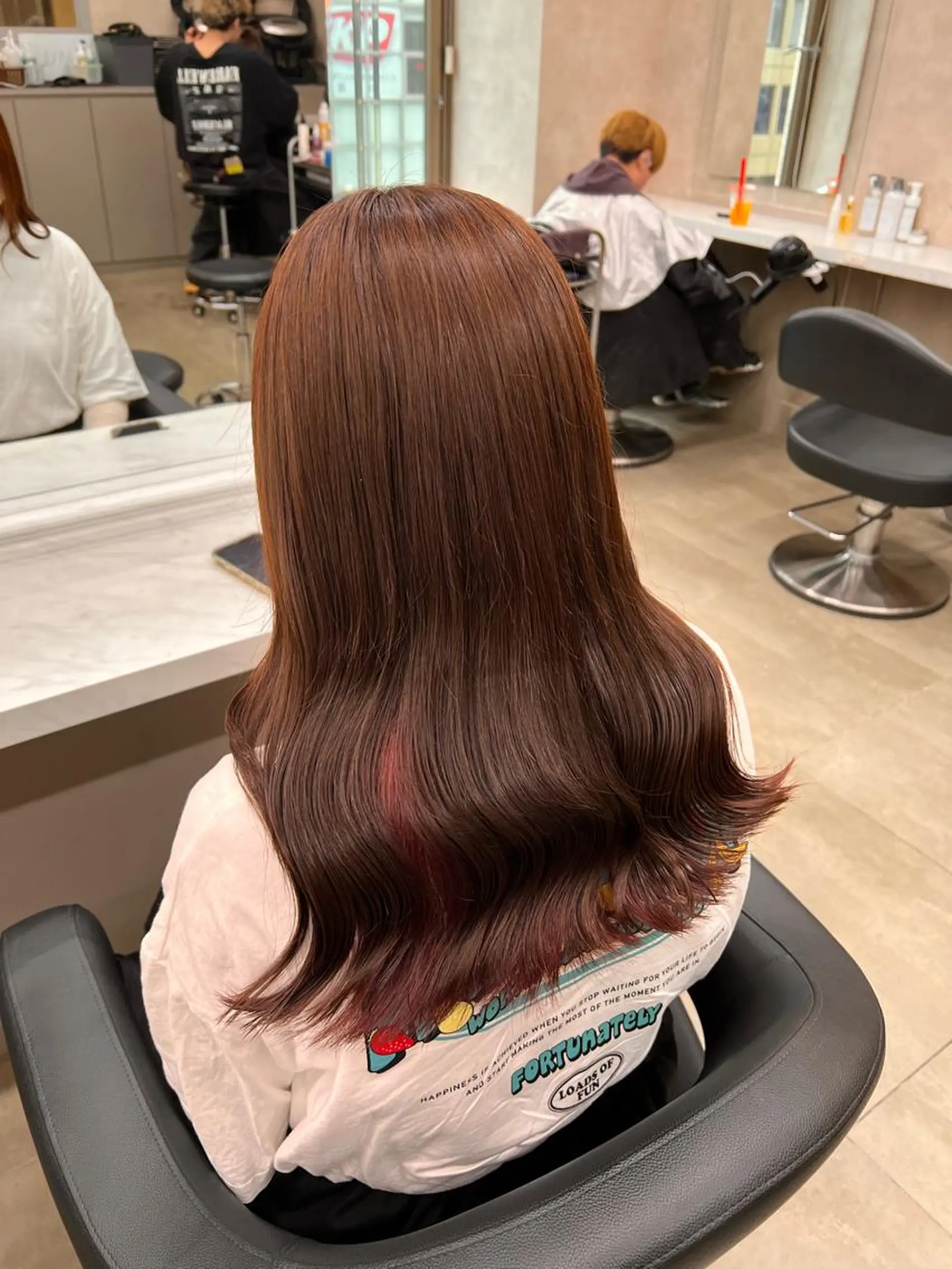 ミディアム 💖札幌カラー 指名No.1💖玲奈のヘアスタイル
